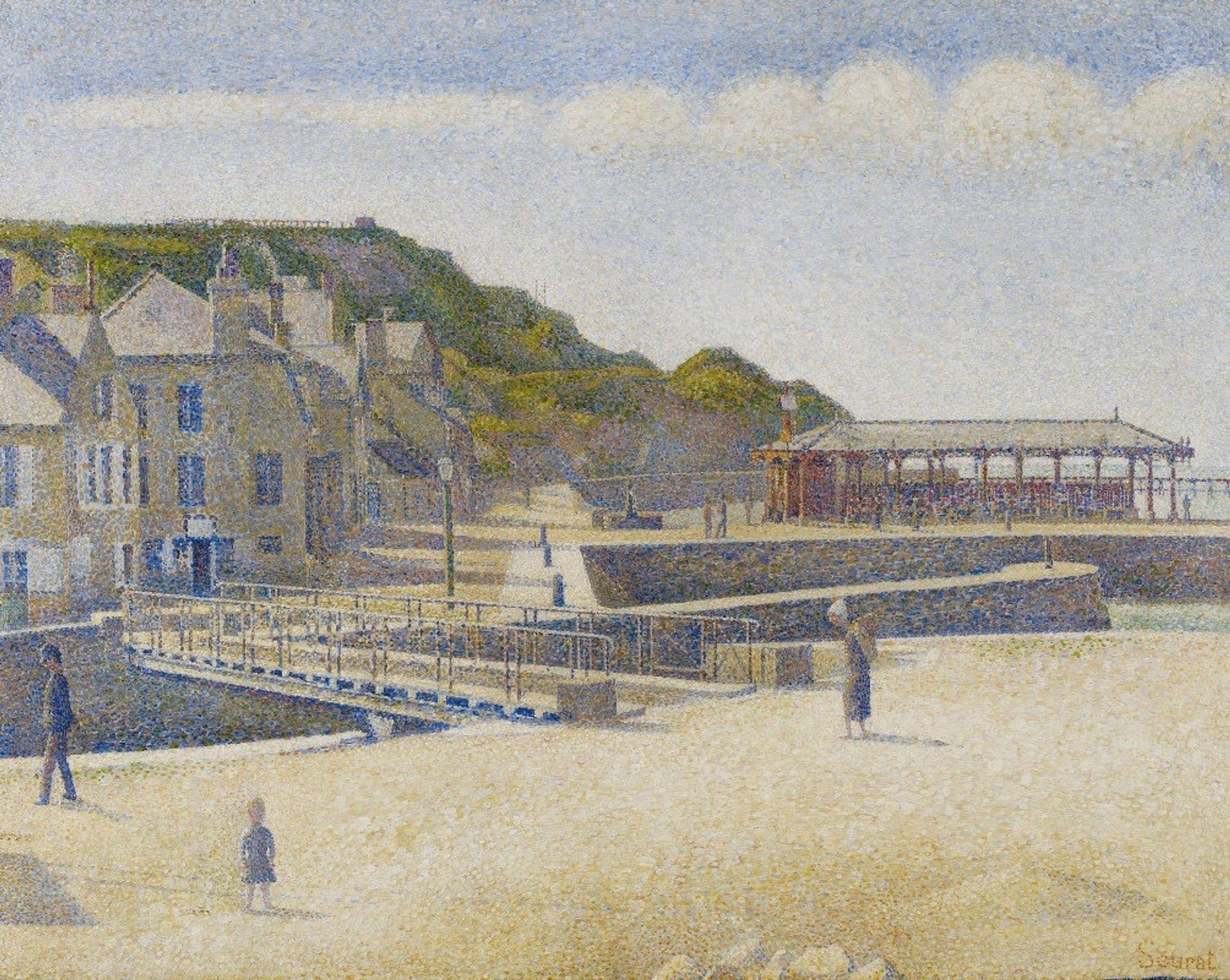 Port-en-Bessin by Georges Seurat