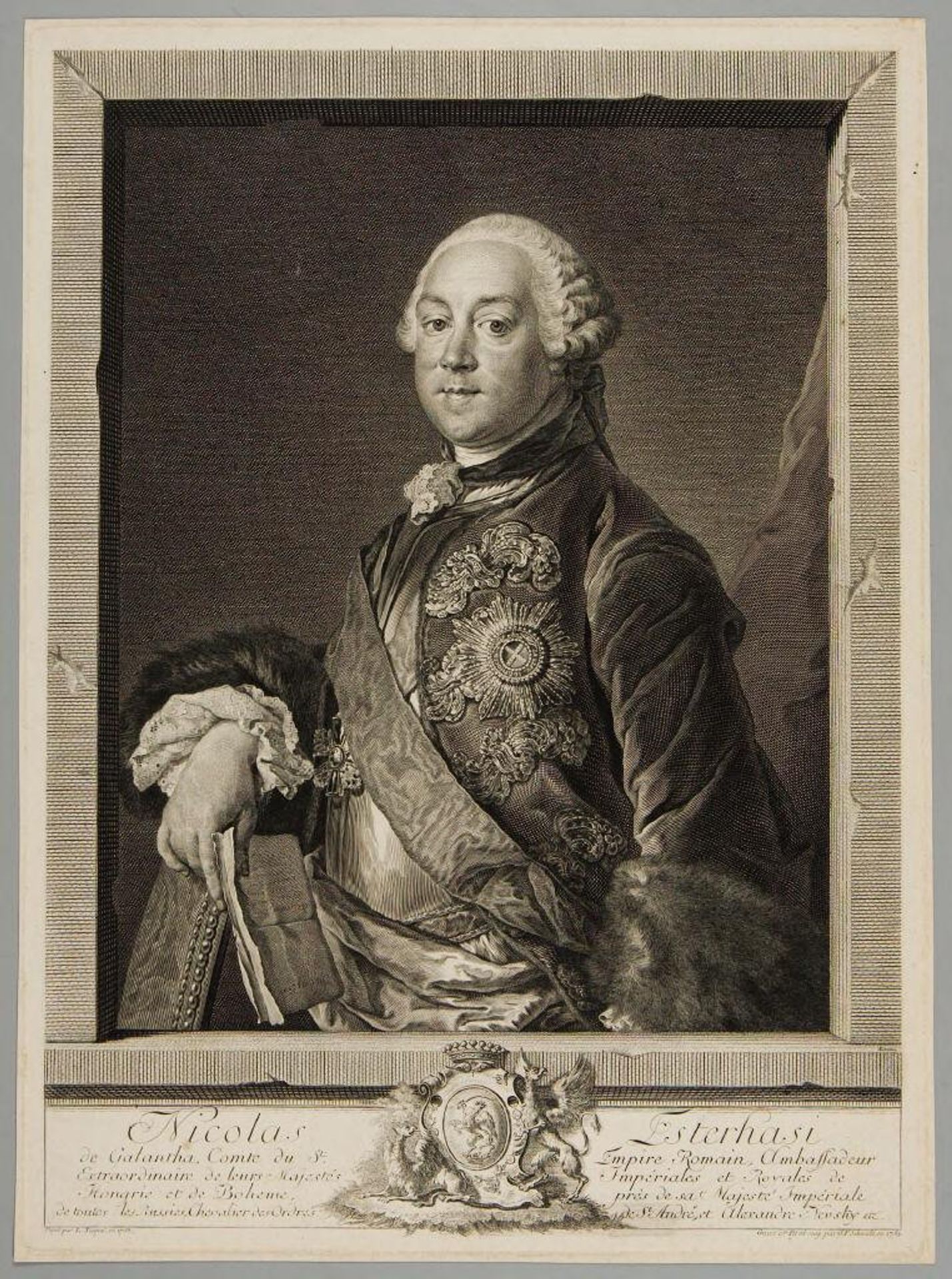 Nicolas Esterhazy de Galantha by Georg Friedrich Schmidt