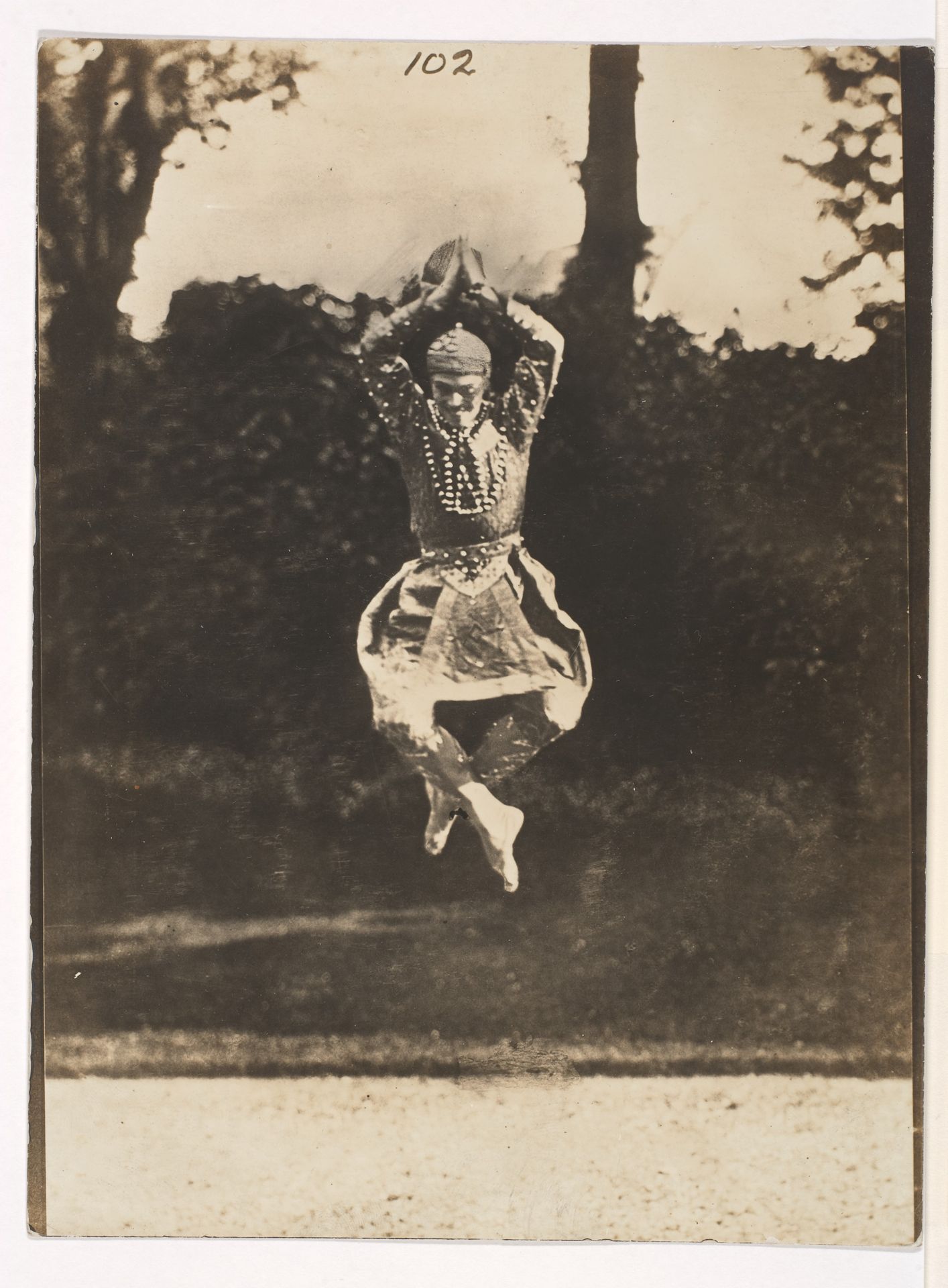 [Nijinsky in "Danse siamoise" from the "Orientales"] by Eugène Druet