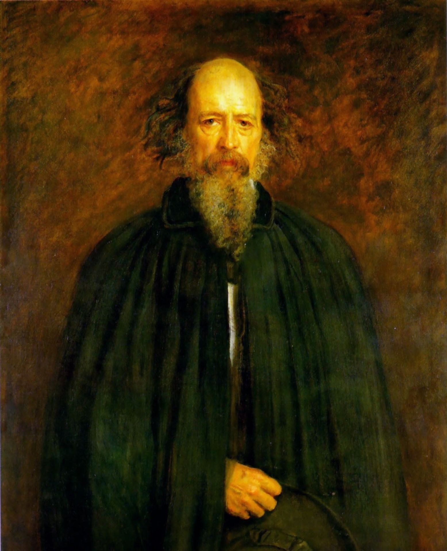Portrait of Lord Alfred Tennyson by Sir John Everett Millais