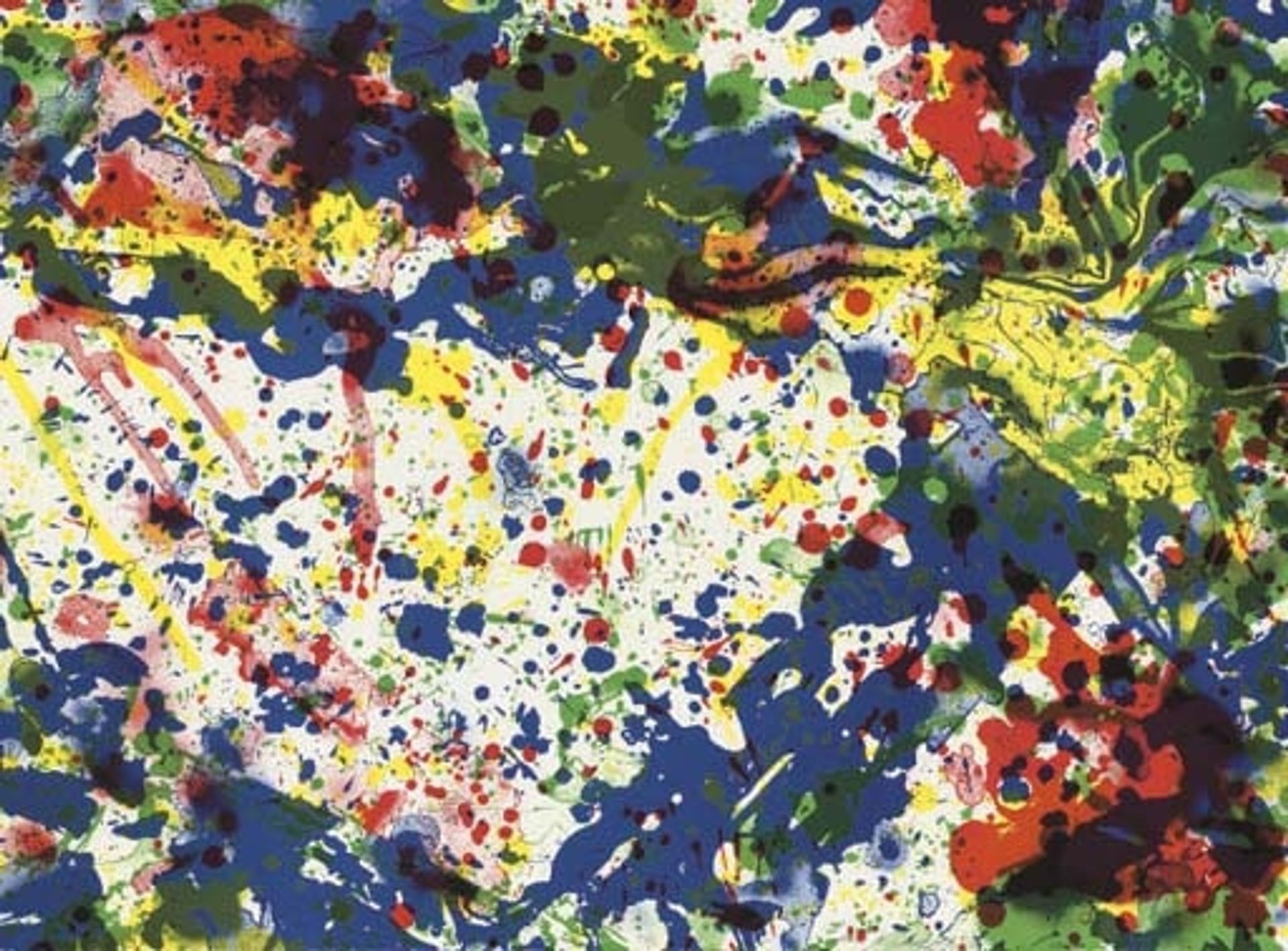 Untitled (from Papierski Portfolio) (SF 355) by Sam Francis