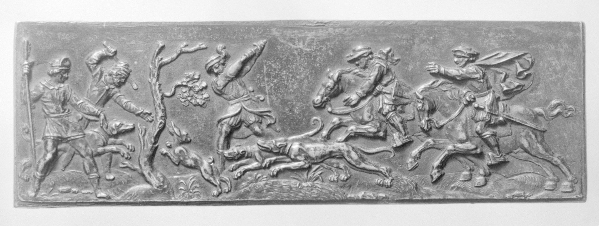 Hunting scene by Pankraz Labenwolf