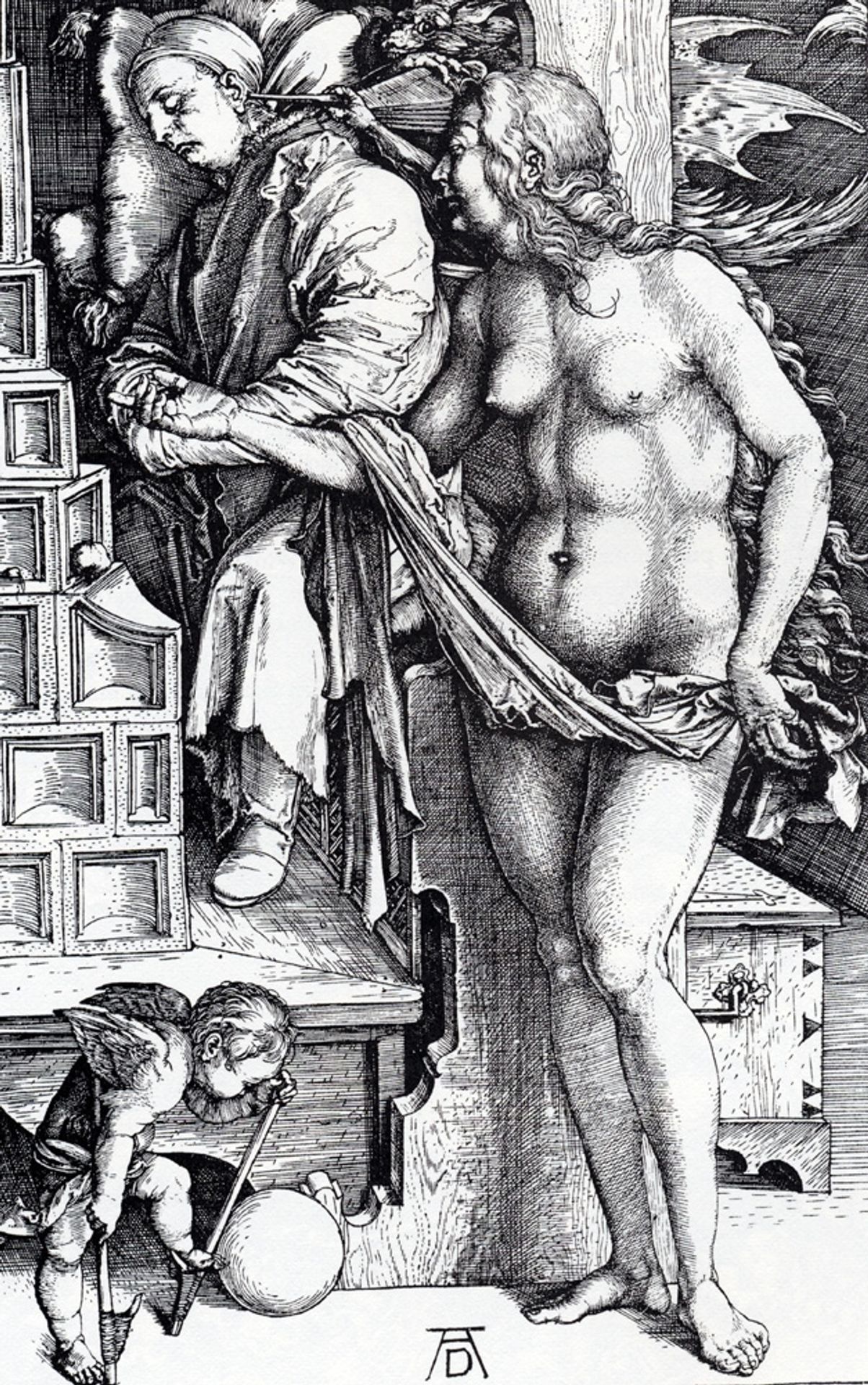 The Temptation of the Idler by Albrecht Durer