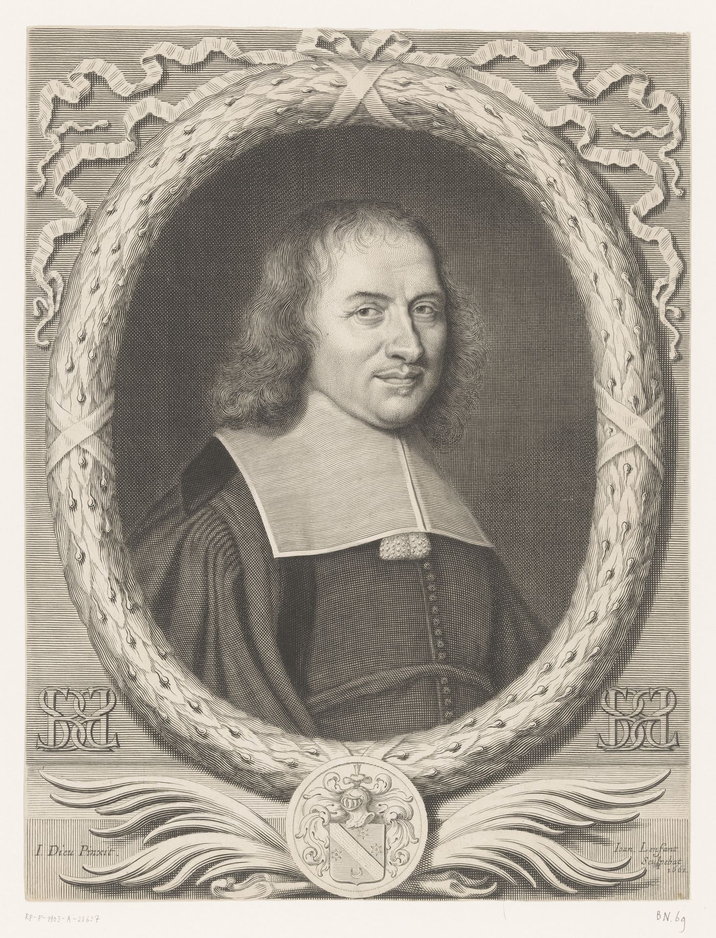 Portret van Etienne Baudrand de Pradel by Jean Lenfant