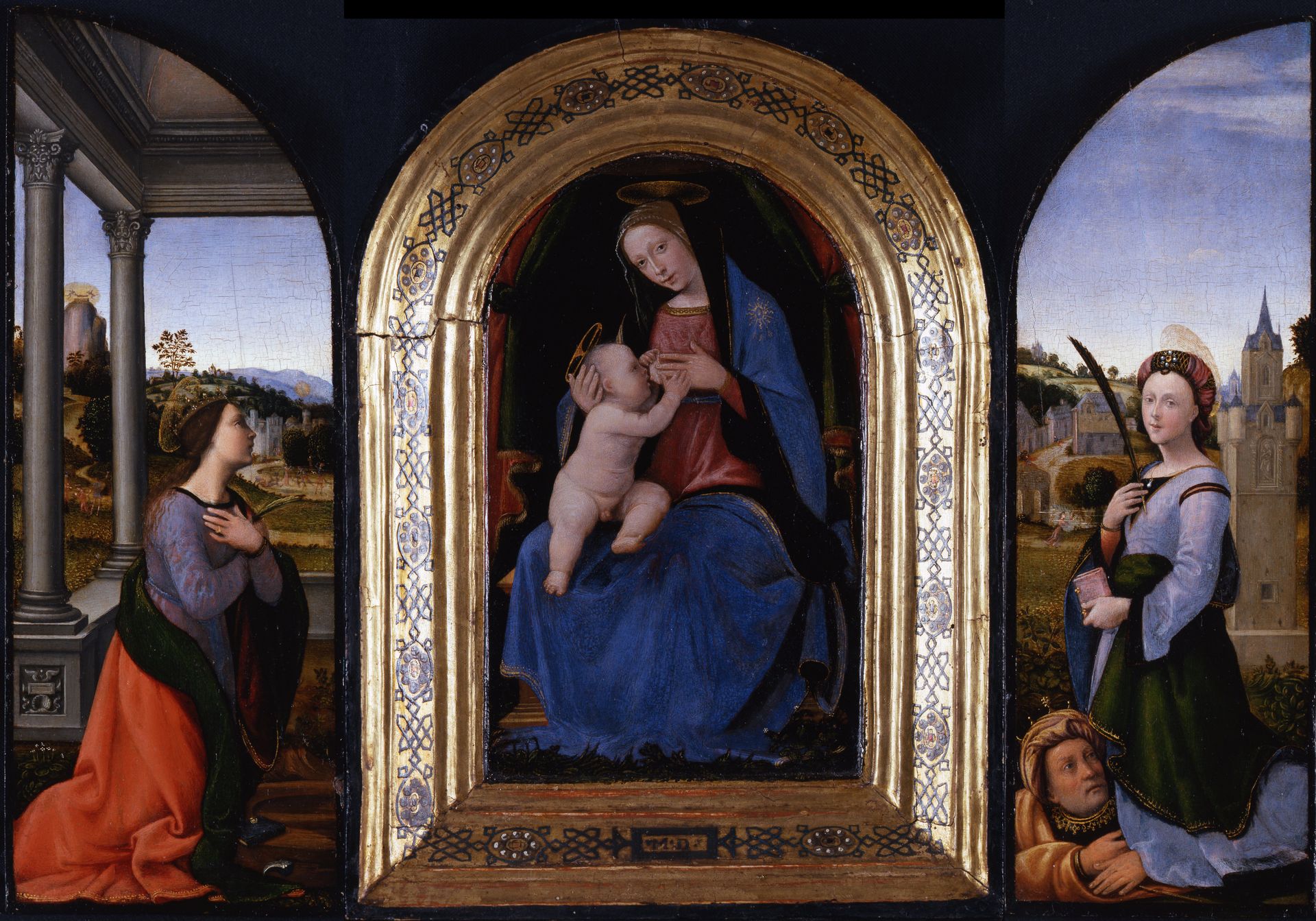 Triptych by Mariotto Albertinelli