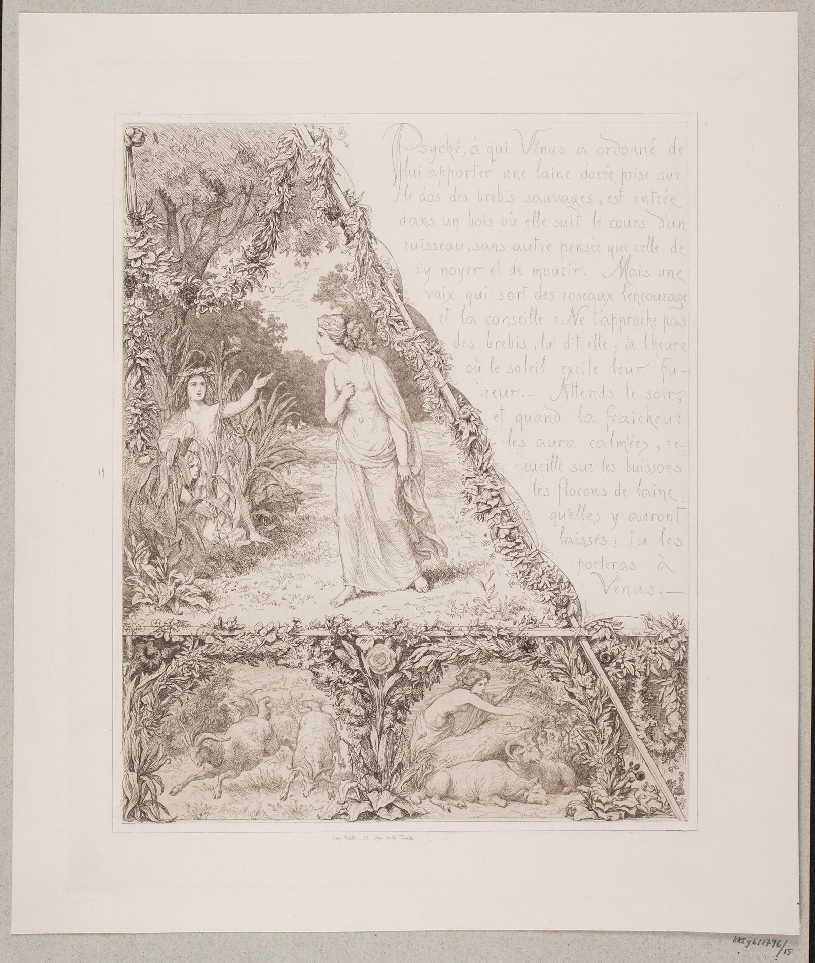 Illustration nr. 14 til "L`Amour et Psyché" by Lorenz Frølich
