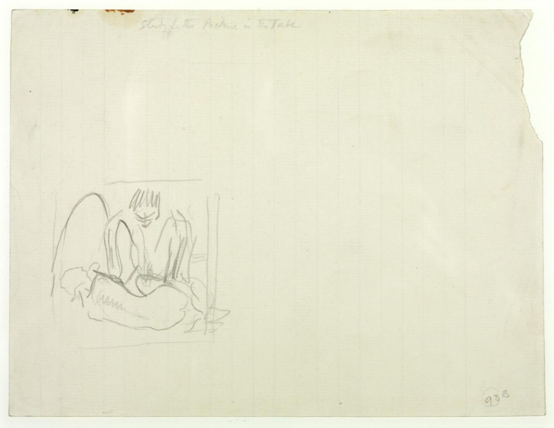 Study for Double Nude Portrait: the Artist and his Second Wife by  Sir Stanley Spencer