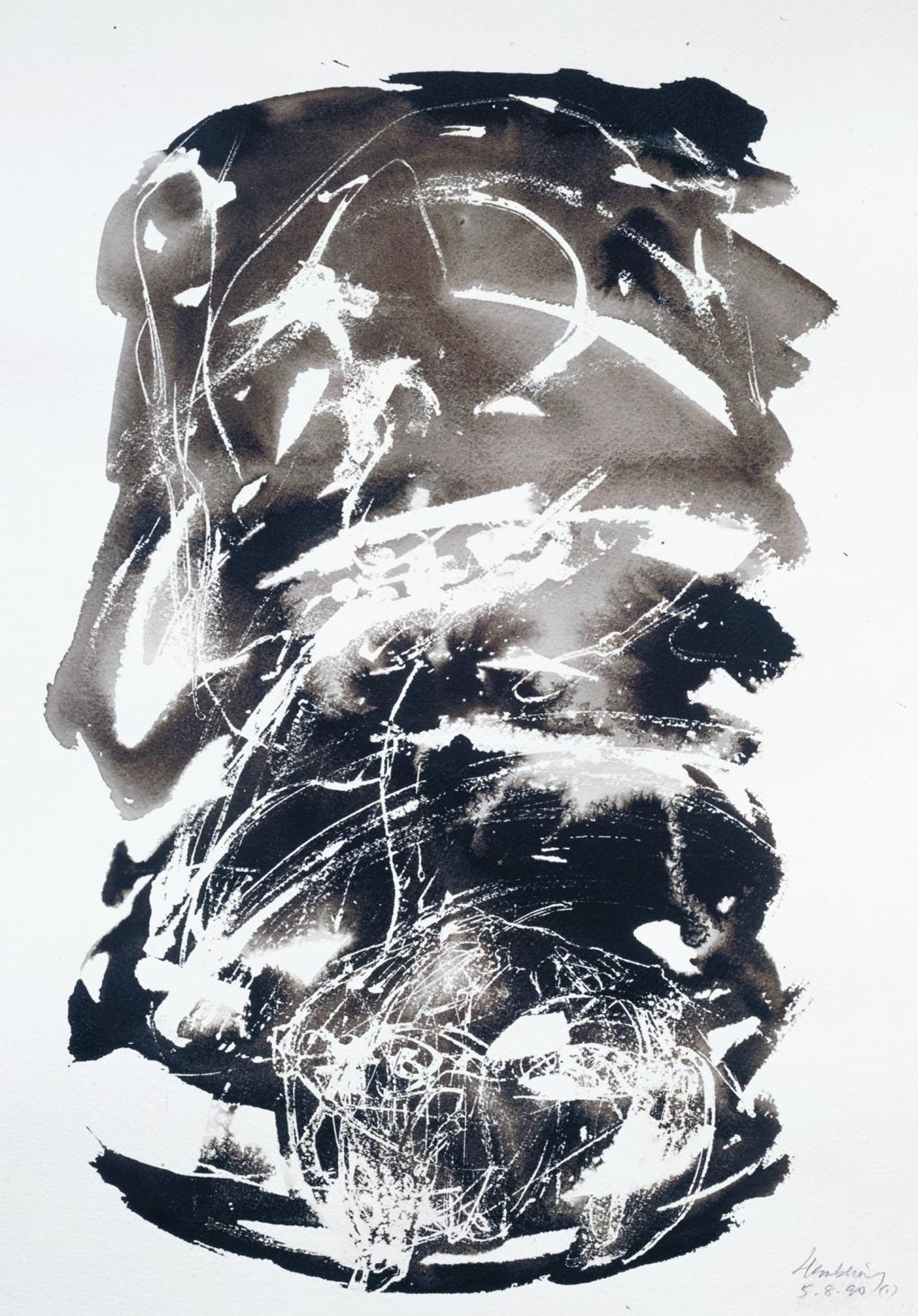 Mud Dream 1 by  Maggi Hambling