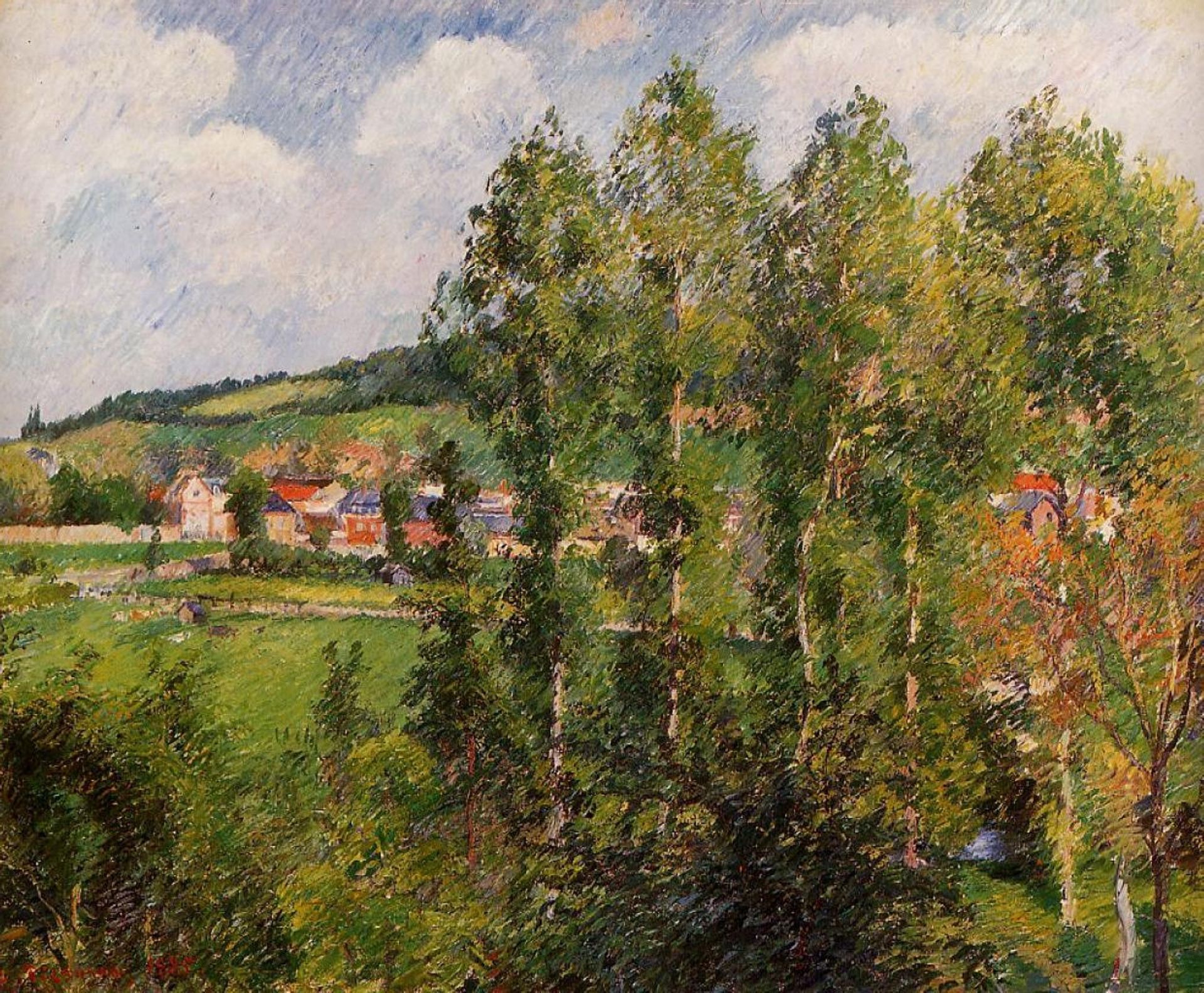 Gizors, New Section by Camille Pissarro