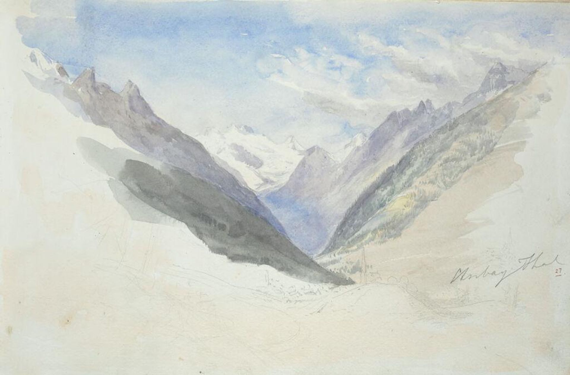 Mountain Landscape by John Singer Sargent