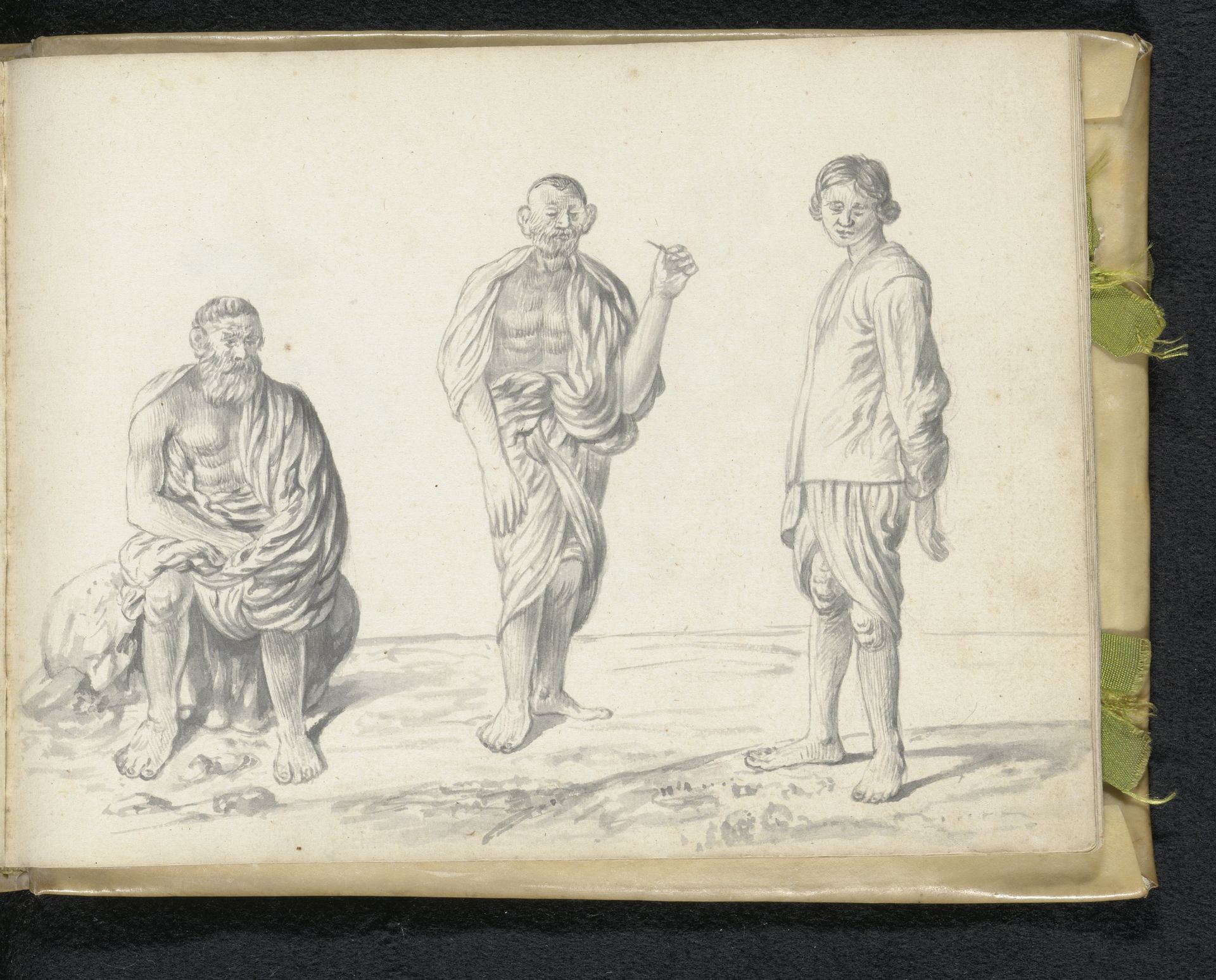 Three labourers by Esaias Boursse
