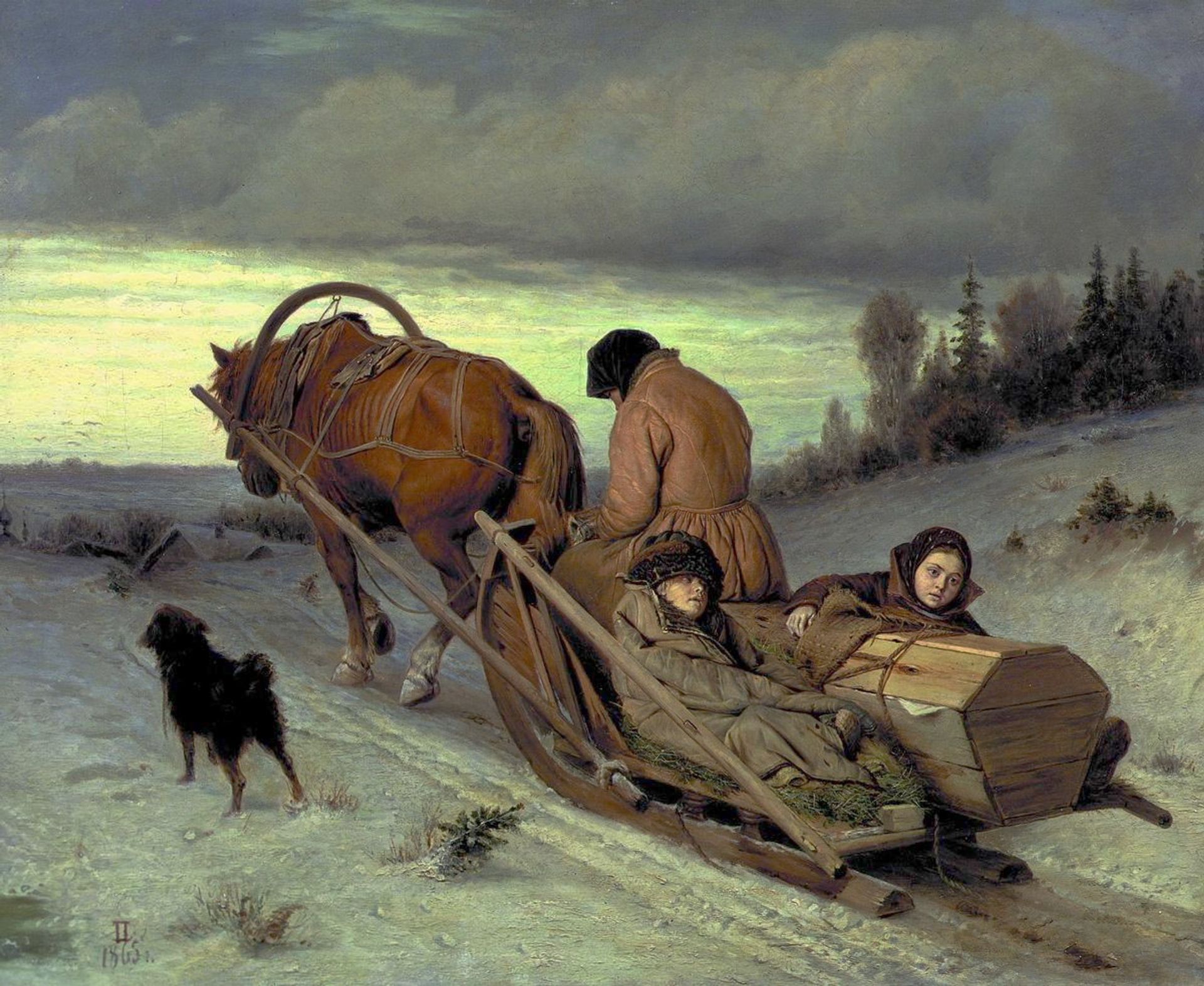Last Journey by Vasily Perov