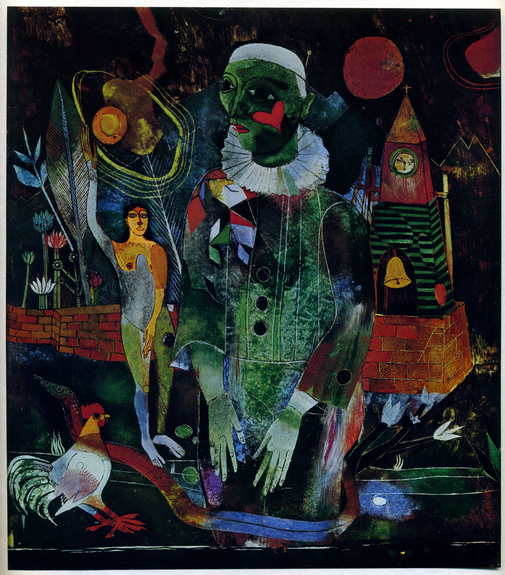 Pierrot (with Serpent) - Heinrich Campendonk | Artera | AskArtera