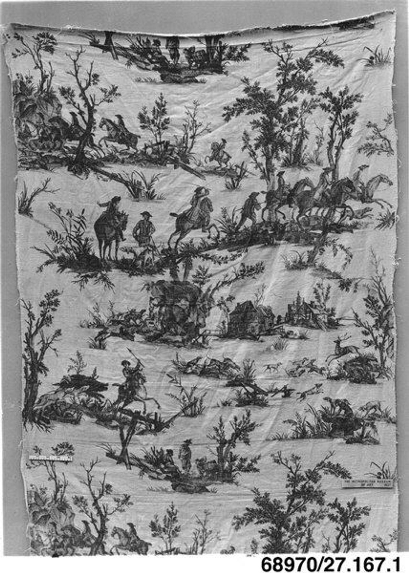 "Hunting Scenes" by Oberkampf Manufactory