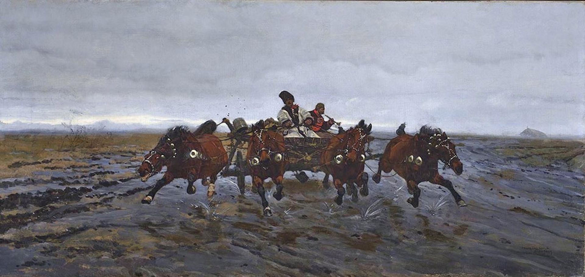 Four by Józef Chełmoński
