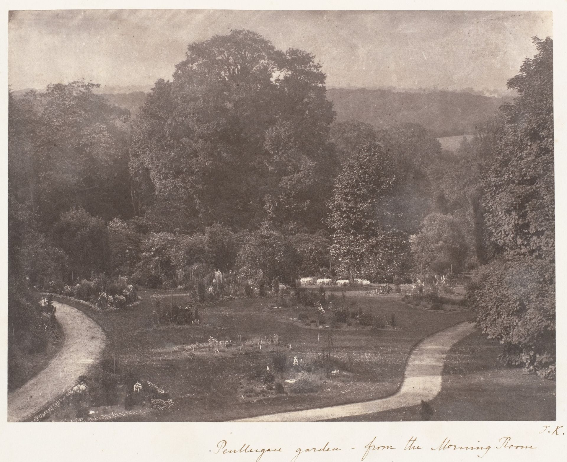 Penllergare Garden From the Morning Room by James Knight