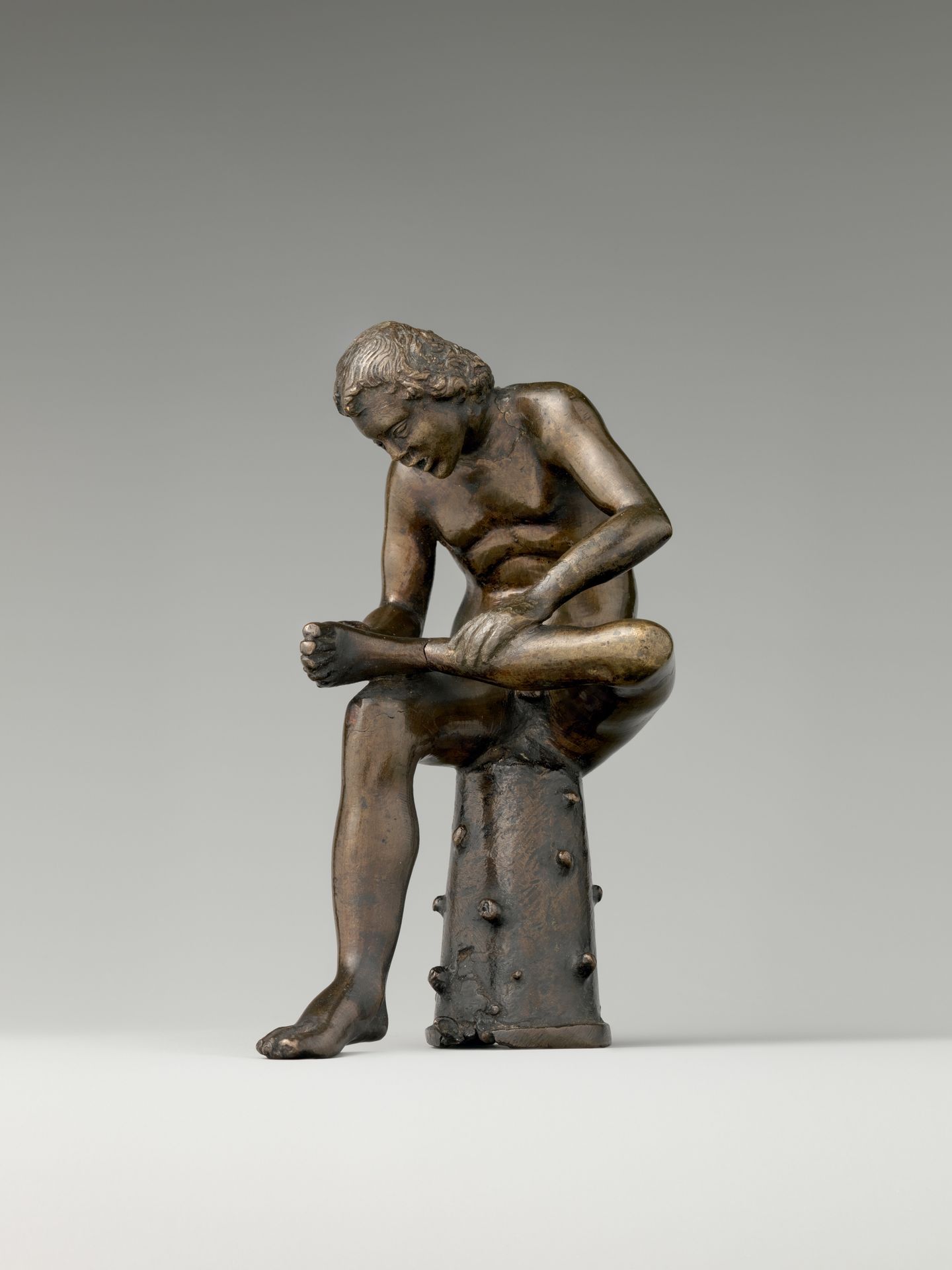 Spinario (boy pulling a thorn from his foot) by Severo Calzetta da Ravenna