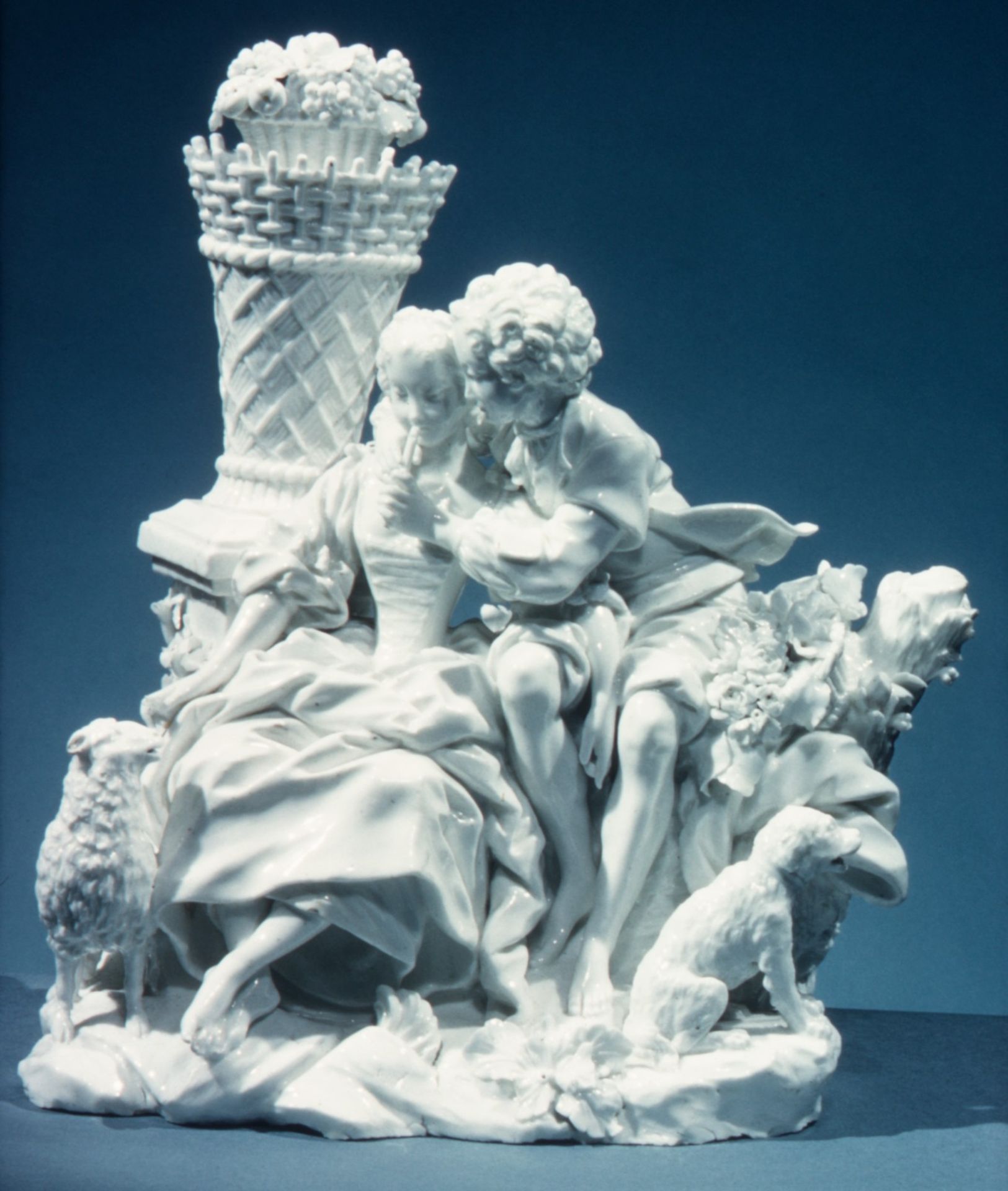 The Flute Lesson by Vincennes Manufactory