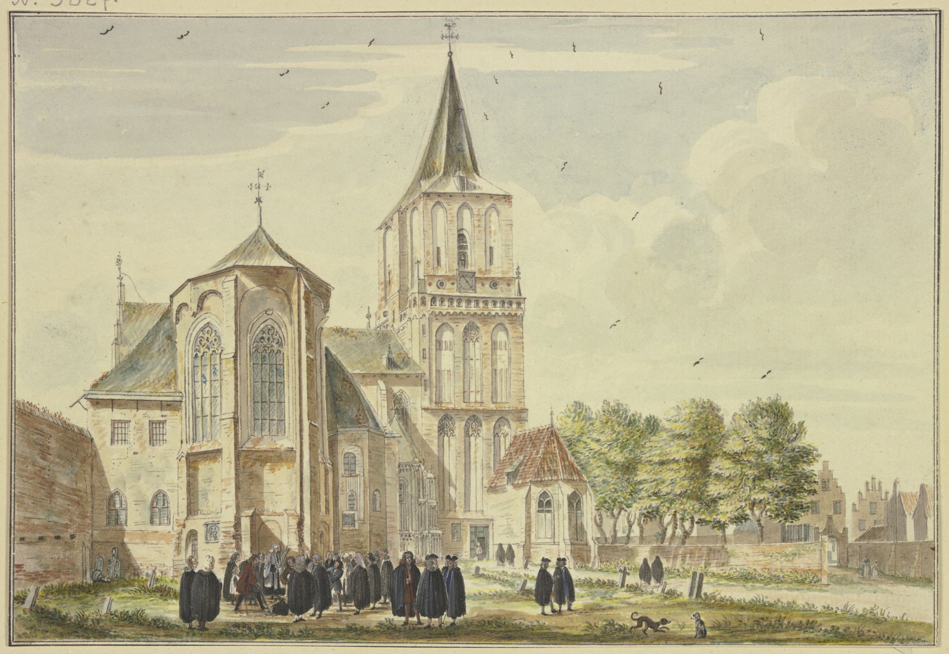 St. Martini in Emmerich von Osten by Jan de Beijer