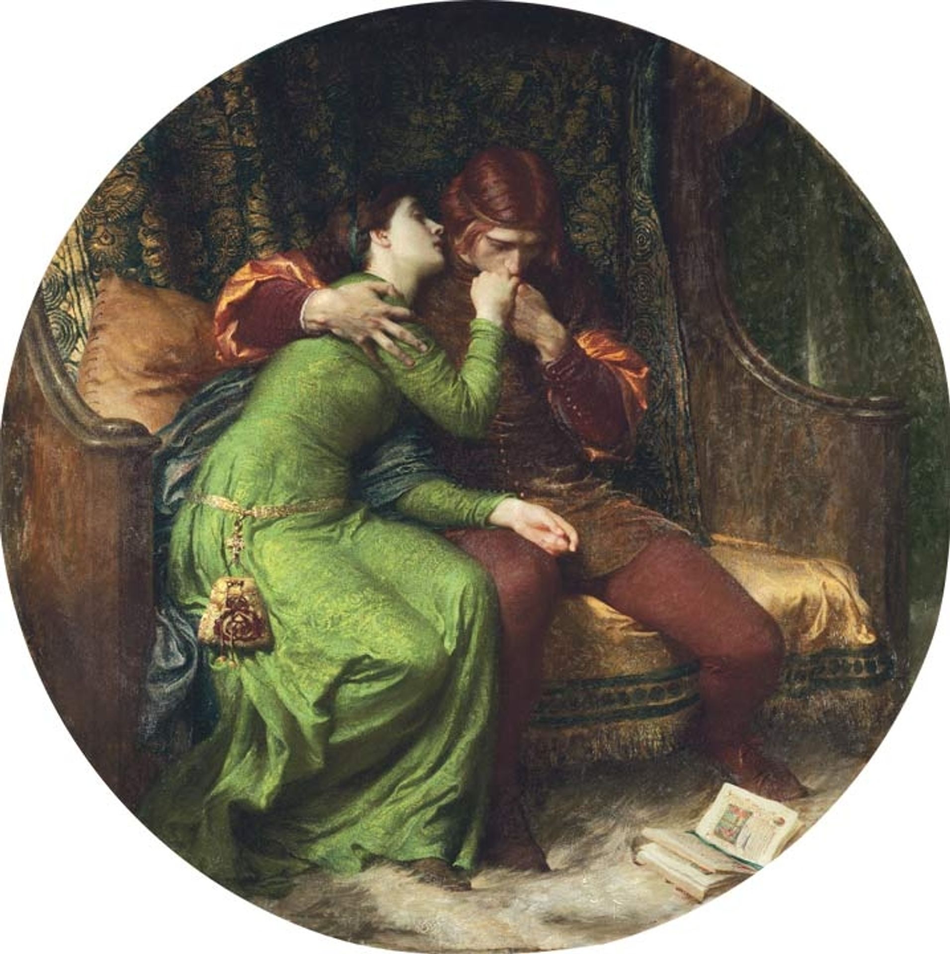 Paolo and Francesca by Frank Dicksee