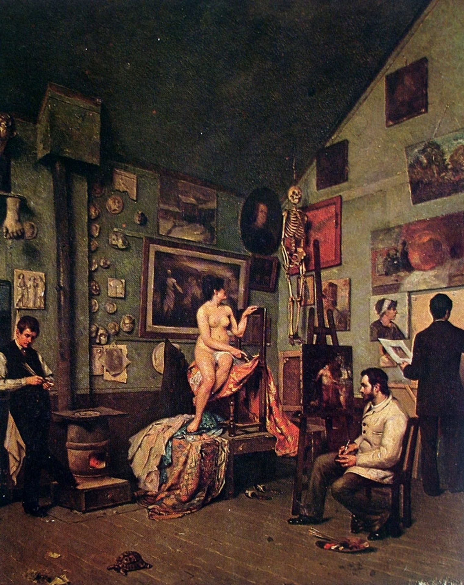 Studio in Paris by Jose Ferraz de Almeida Junior