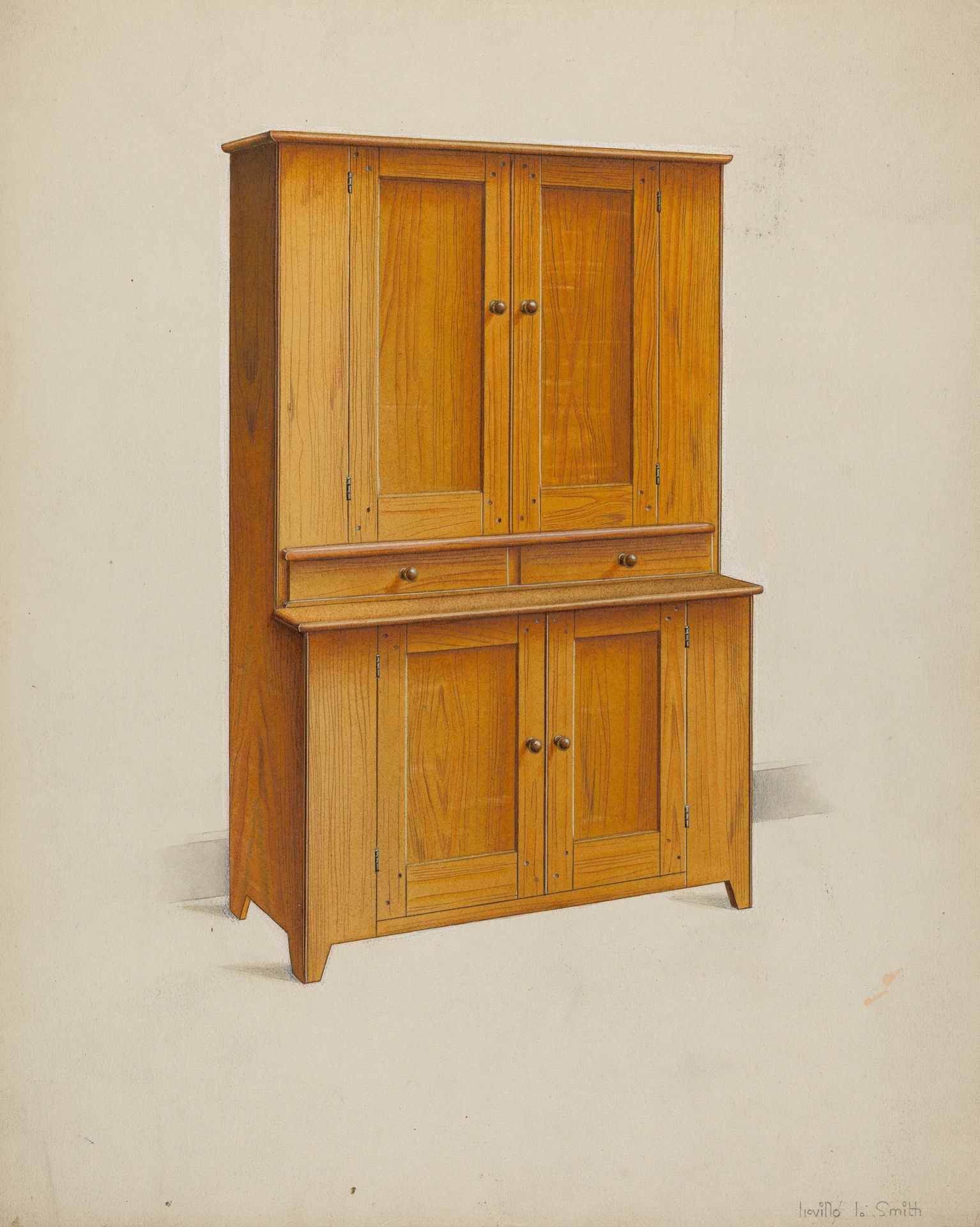 Shaker Cupboard by Alfred H. Smith