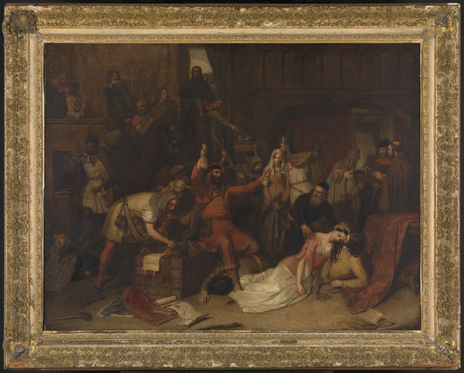 The Pillaging of a Jew’s House in the Reign of Richard I by Charles Landseer