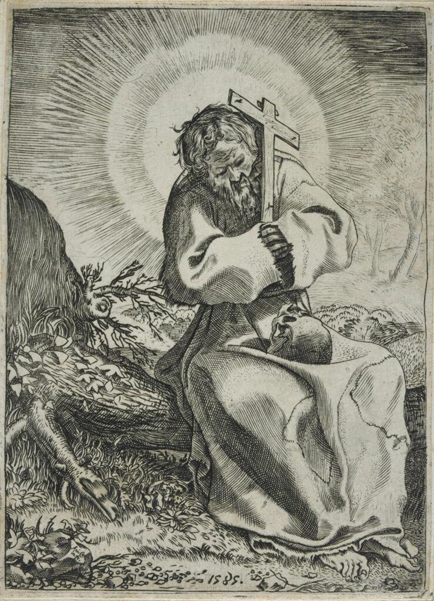 Saint Francis of Assisi by Annibale Carracci