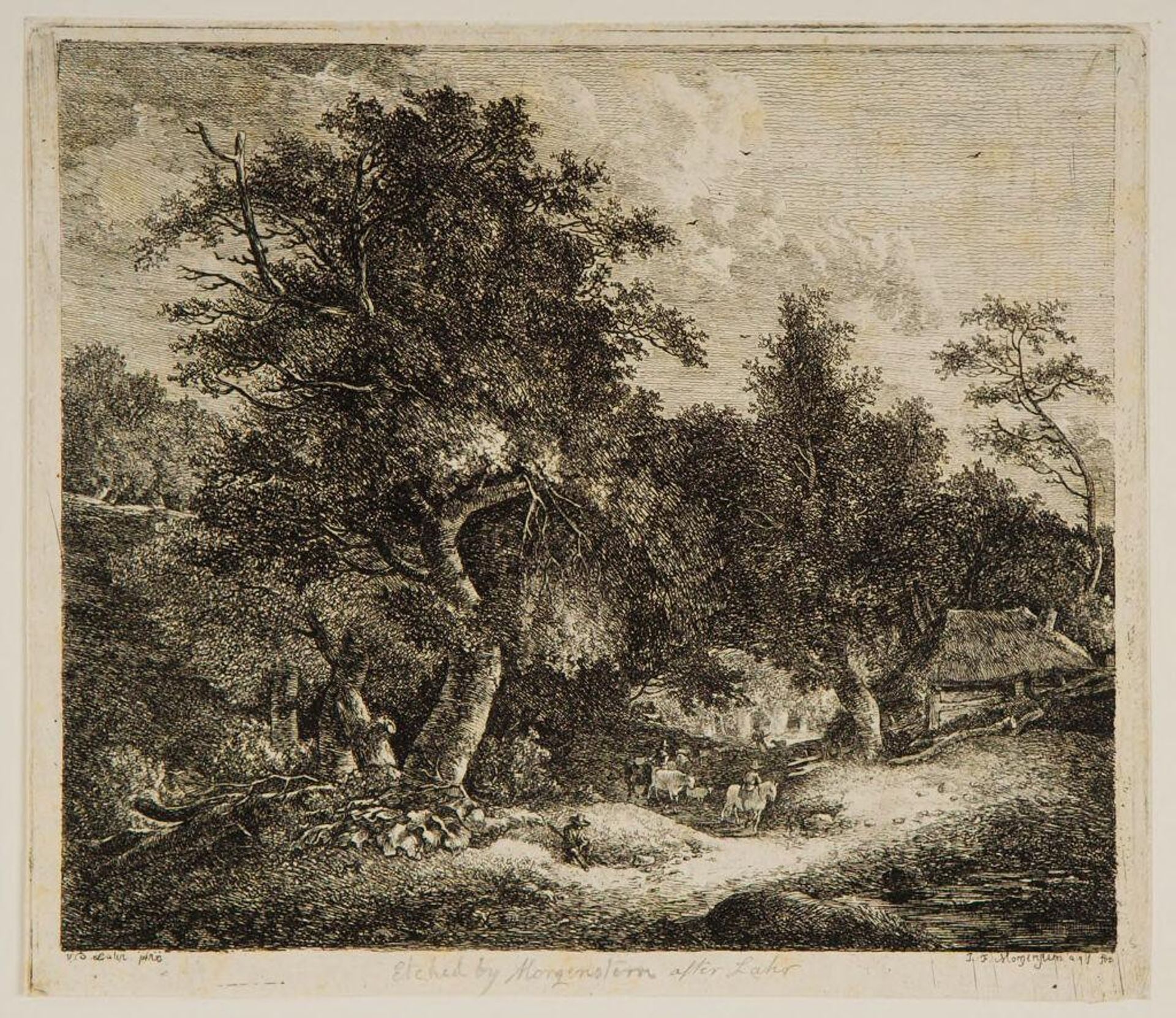 Landscape by Johann Friedrich Morgenstern