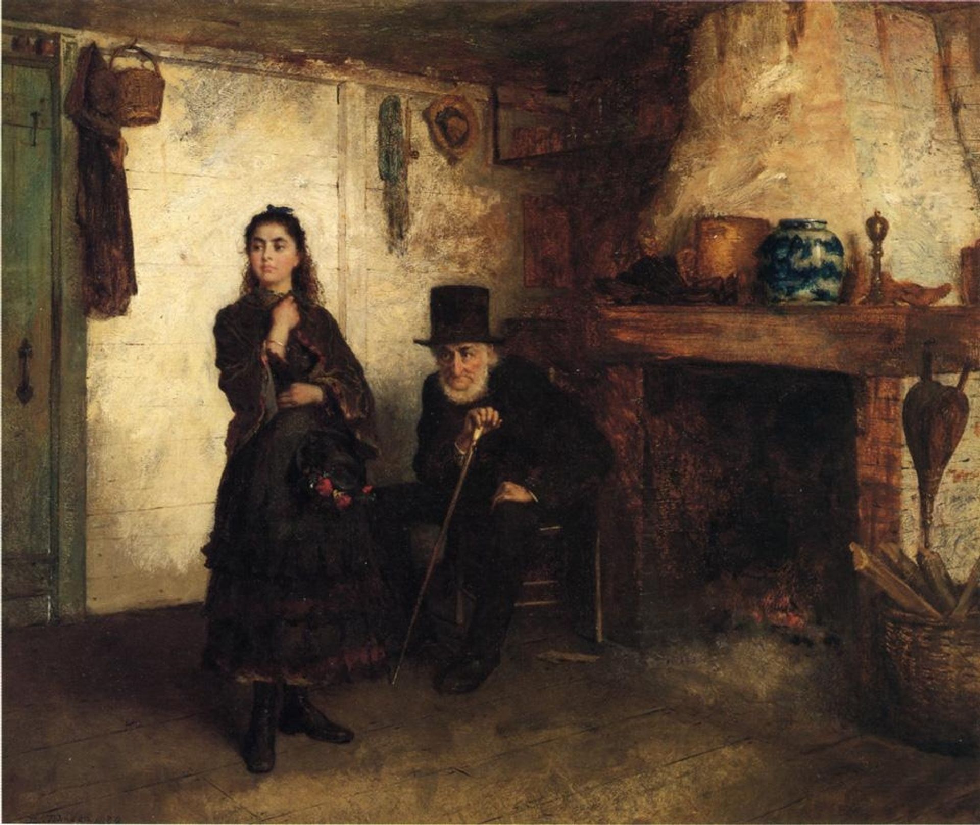 The Reprimand by Eastman Johnson