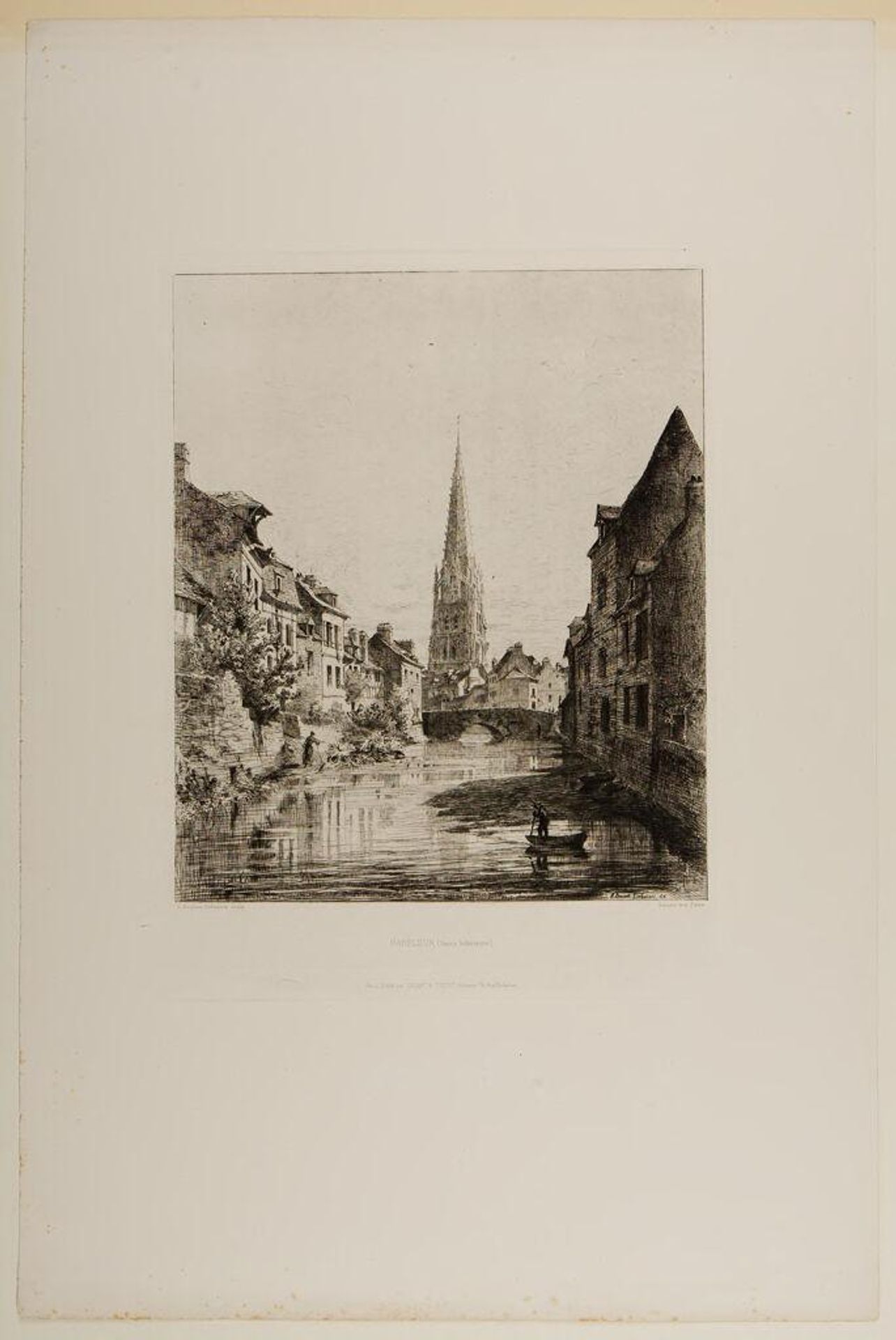 Harfleur by Alfred Louis Brunet-Debaines