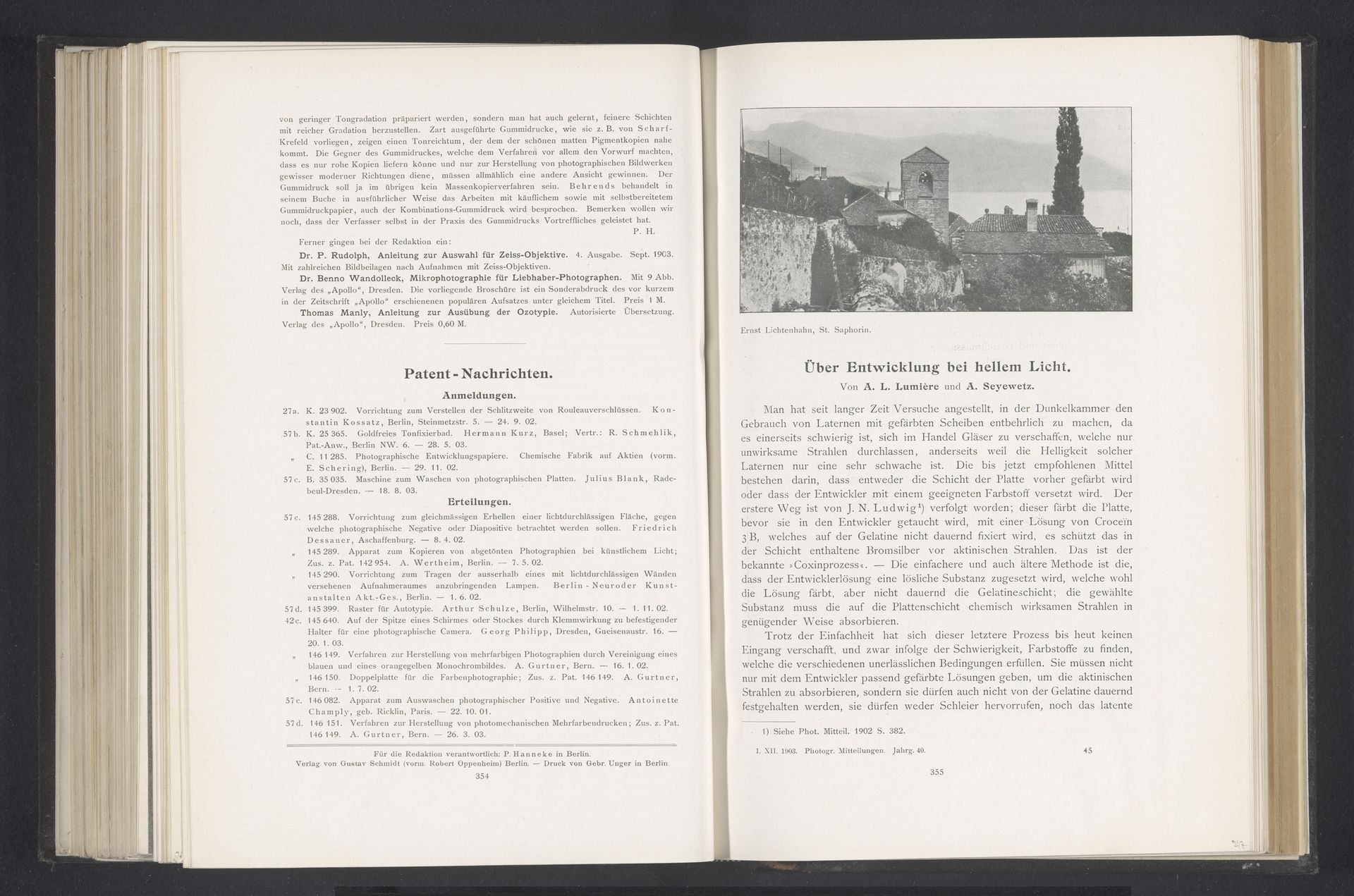 Gezicht op Saint-Saphorin by Ernst Lichtenhahn