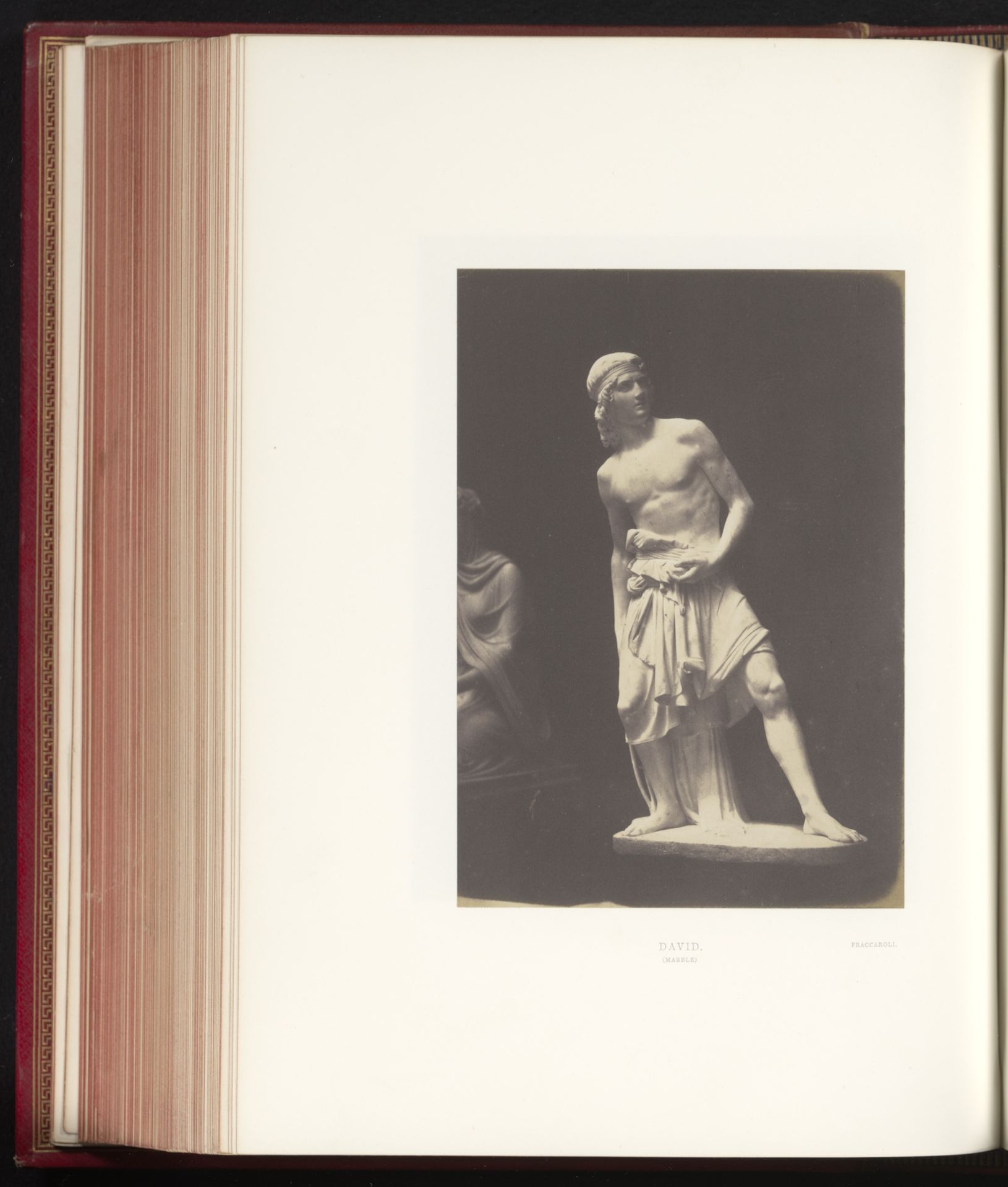 Sculptuur van David door Innocenzo Fraccaroli, tentoongesteld op de Great Exhibition of the Works of Industry of All Nations van 1851 in Londen by Anonymous