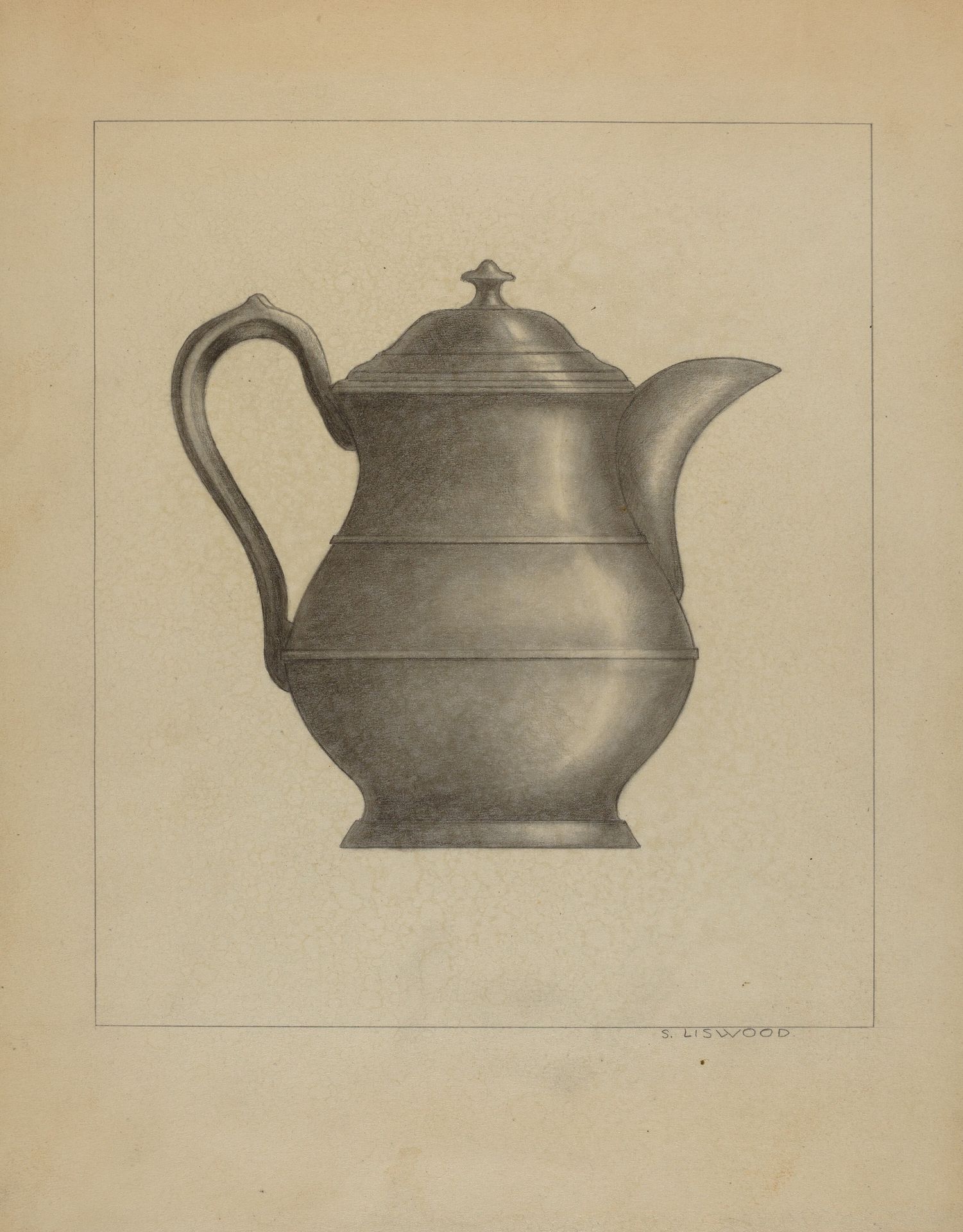 Pewter Pitcher by Sidney Liswood