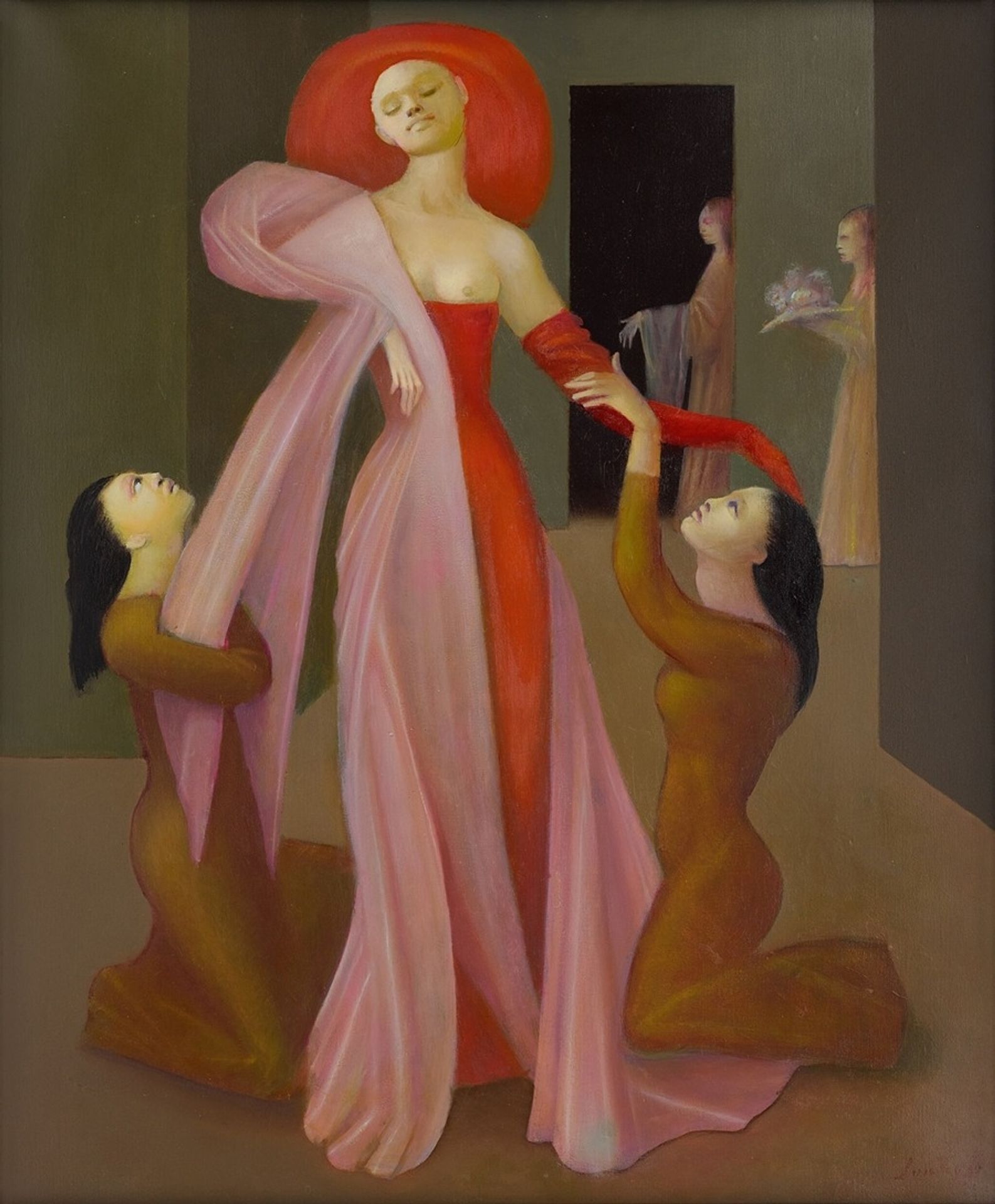 L’Essayage IV by Léonor Fini