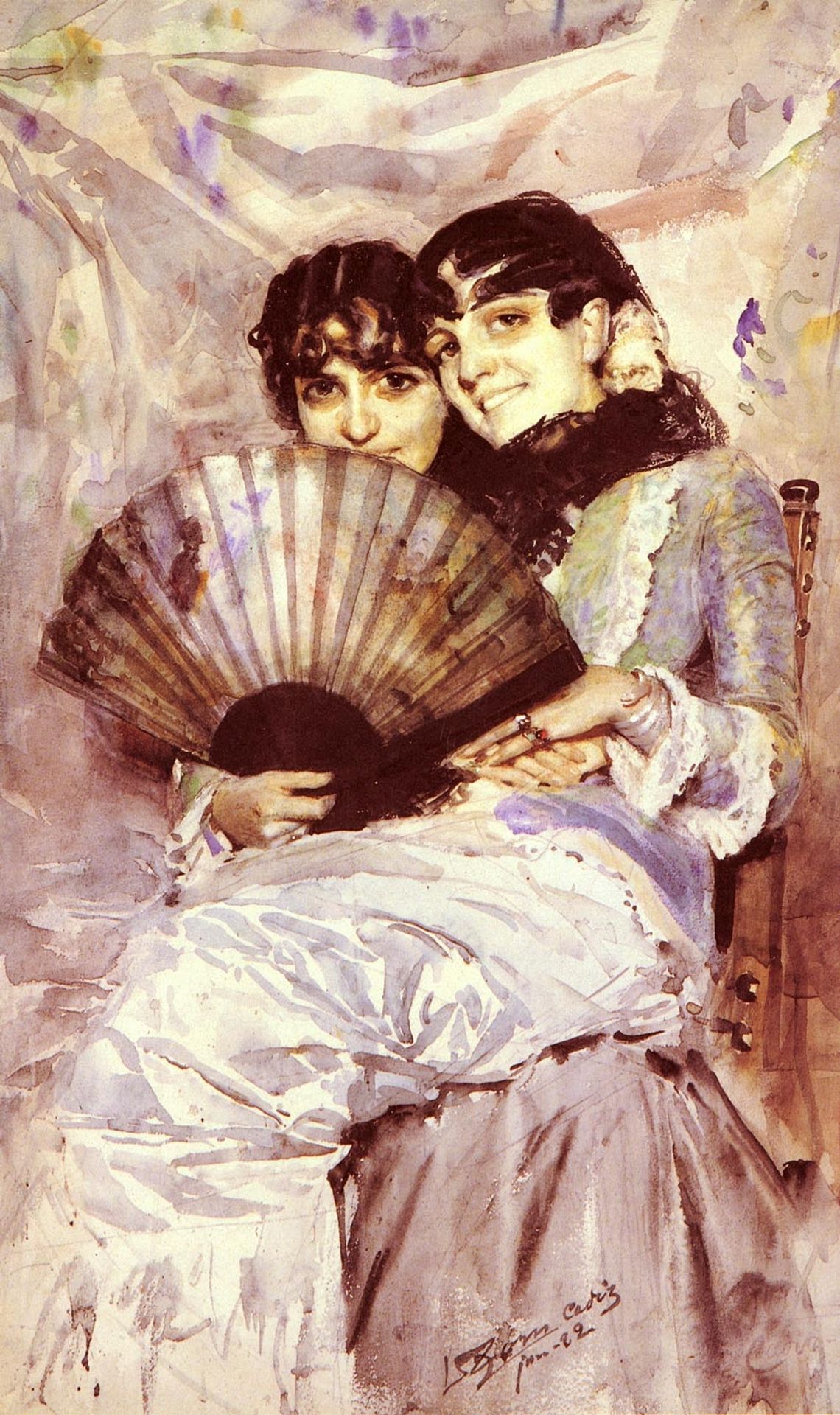The cousins by Anders Zorn
