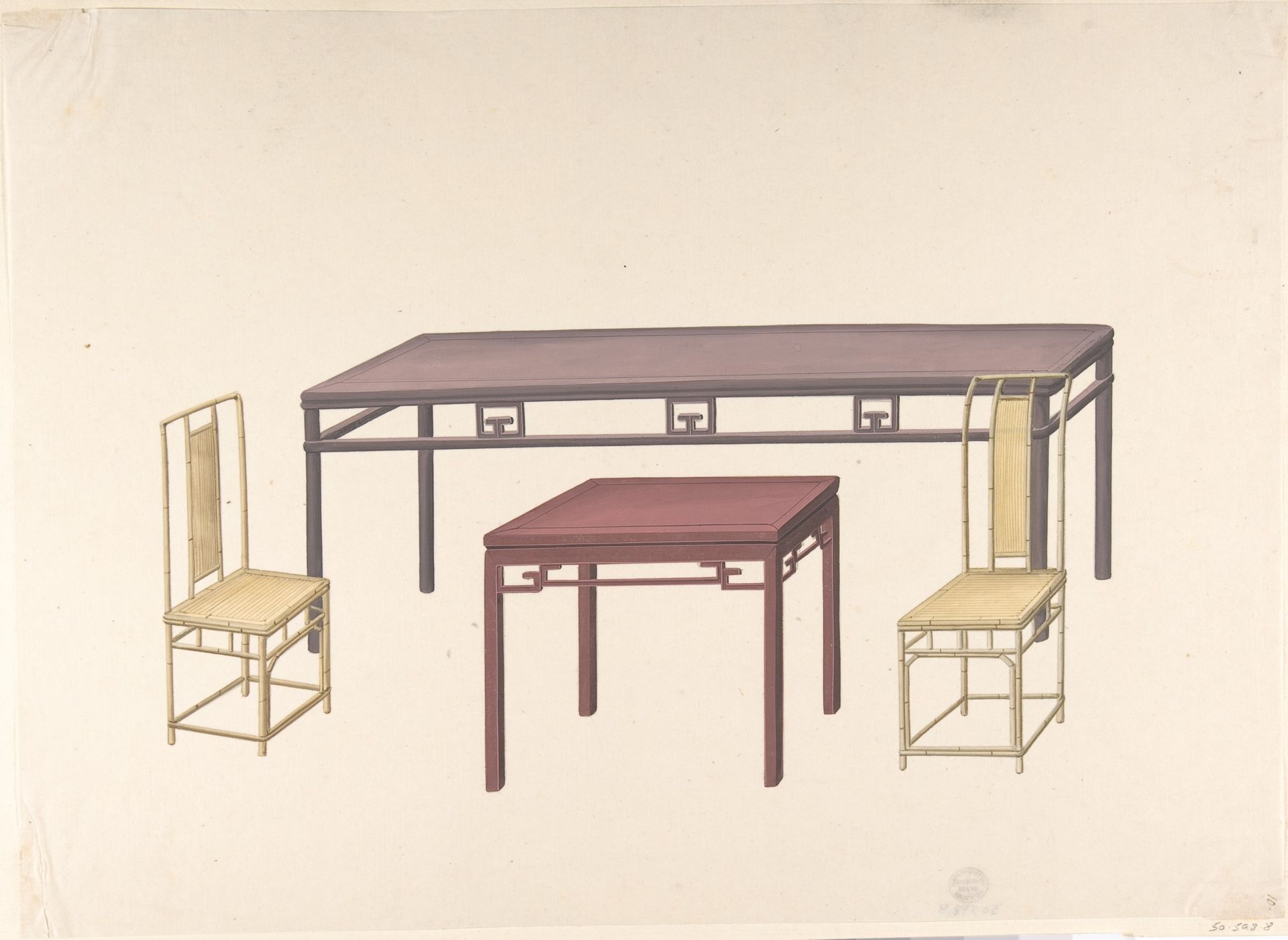 Design for Export Furniture by Anonymous