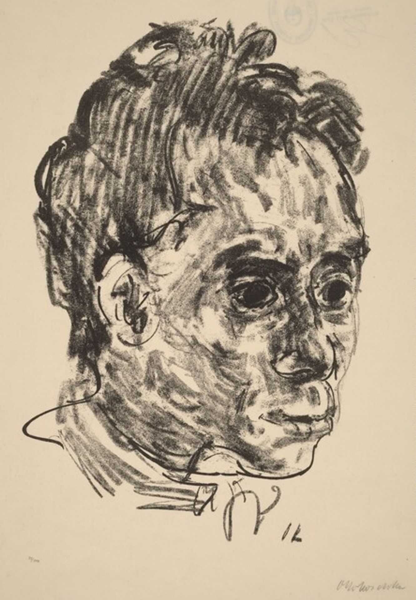 Walter Hasenclever by Oskar Kokoschka