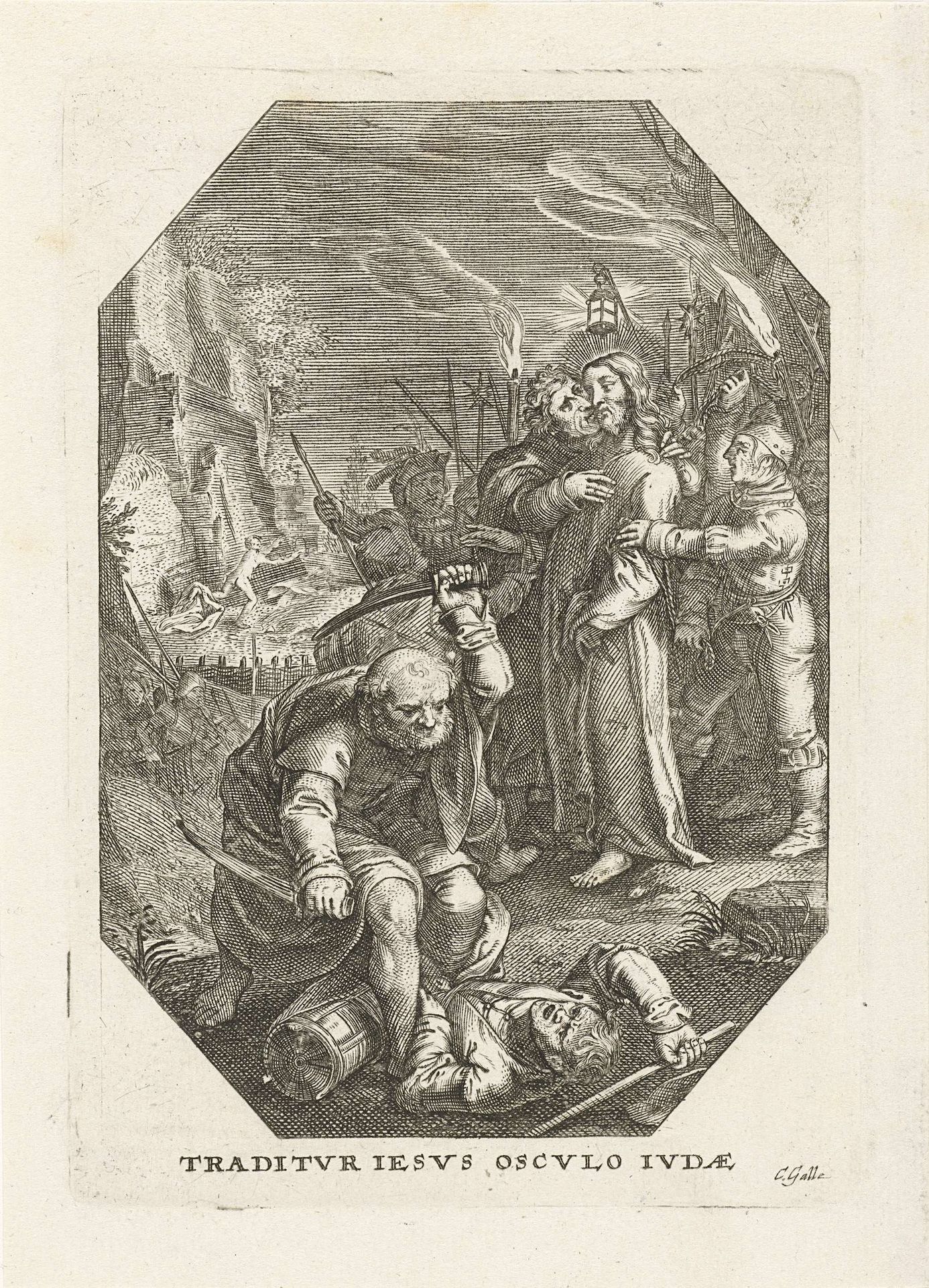 Gevangenneming van Christus by Cornelis Galle I