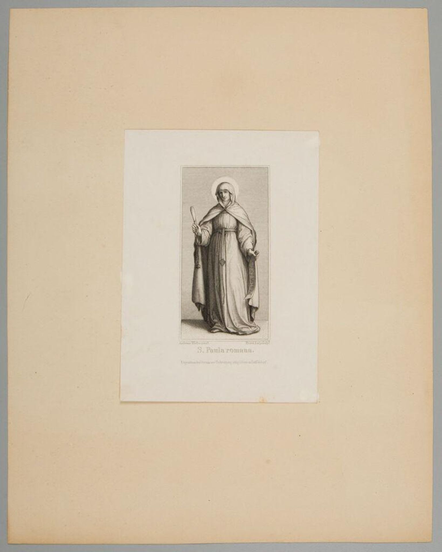 Saint Paula Romana by Friedrich August Ludy