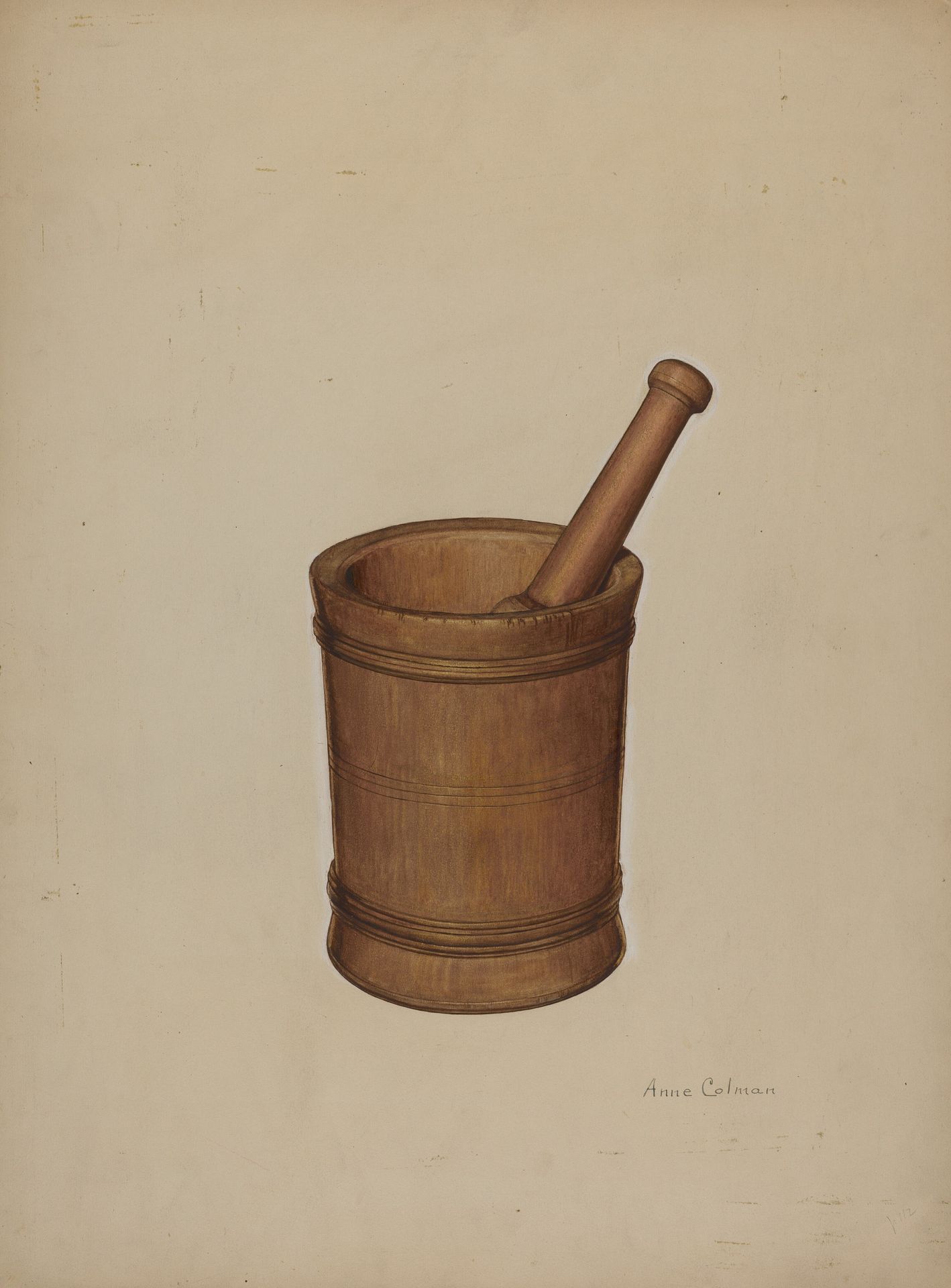 Mortar and Pestle by Anne Colman