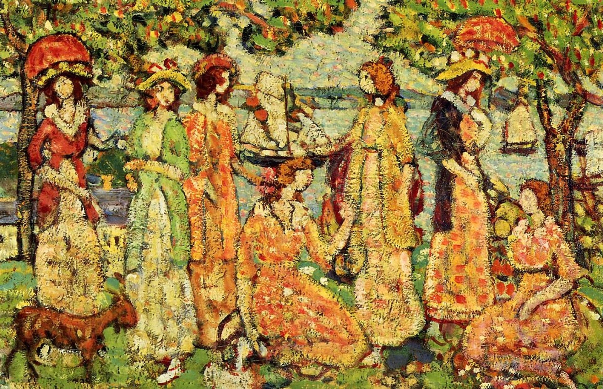 The Idlers by Maurice Prendergast