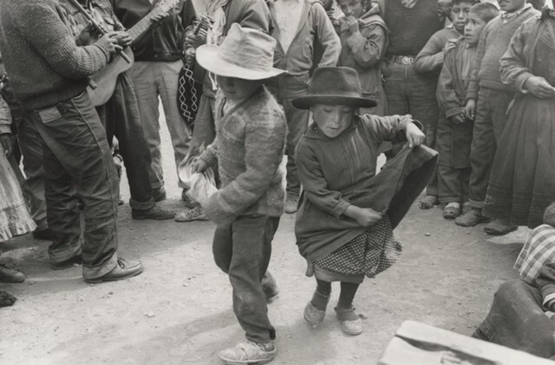 Kids Dancing the Huayno, Sacsamarca, Peru by John Cohen