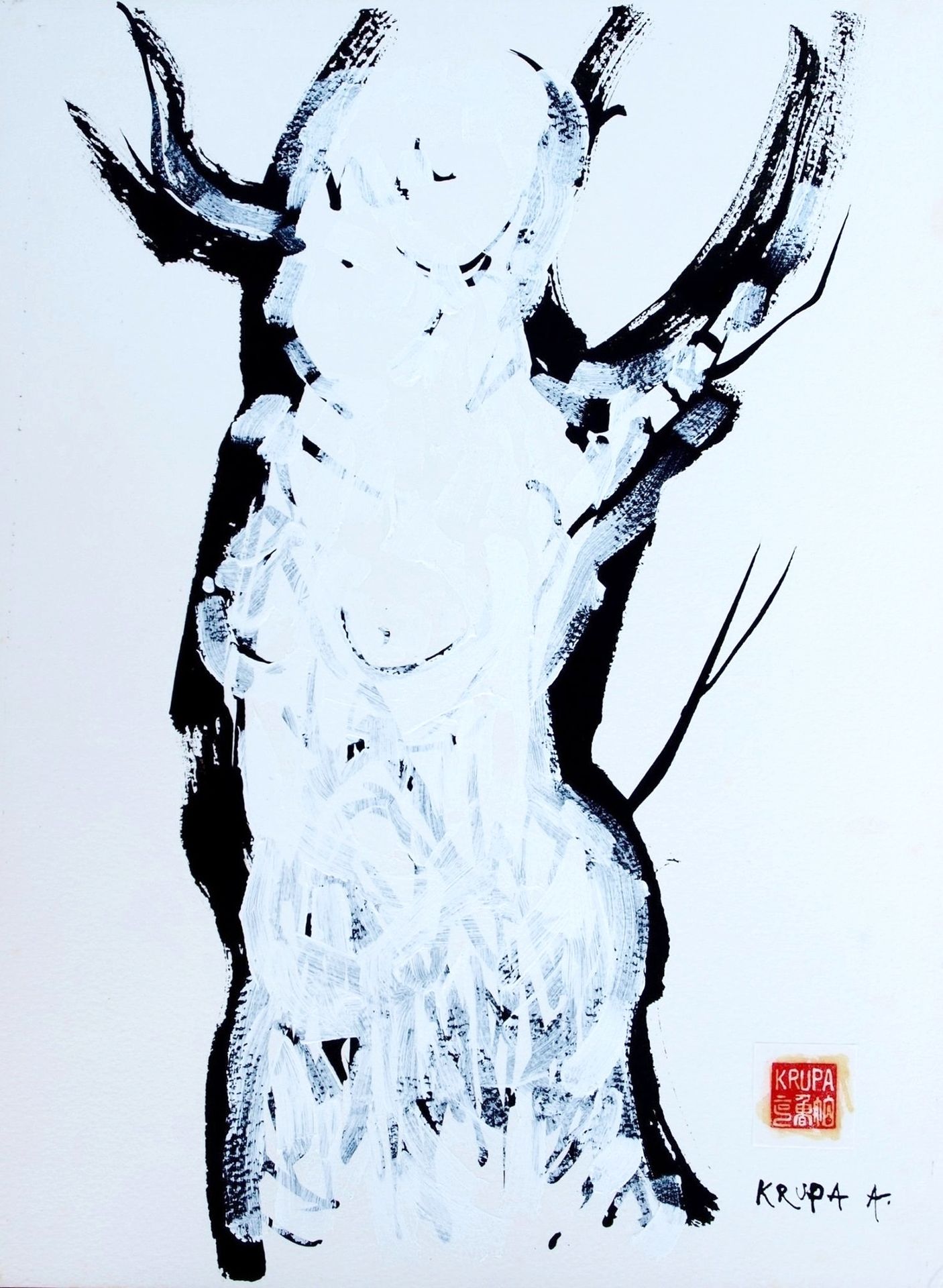A woman-tree by Alfred Freddy Krupa