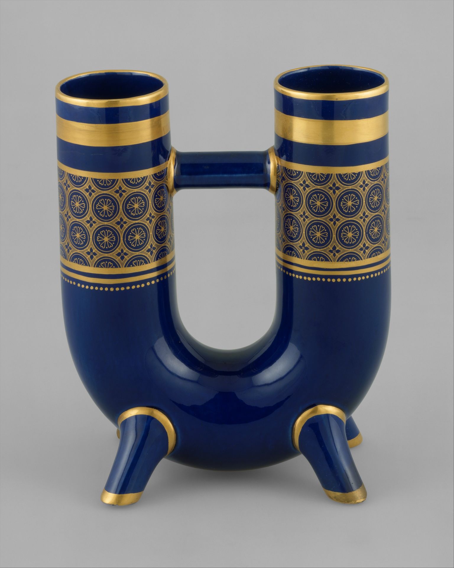 U-shaped vase by Minton(s)