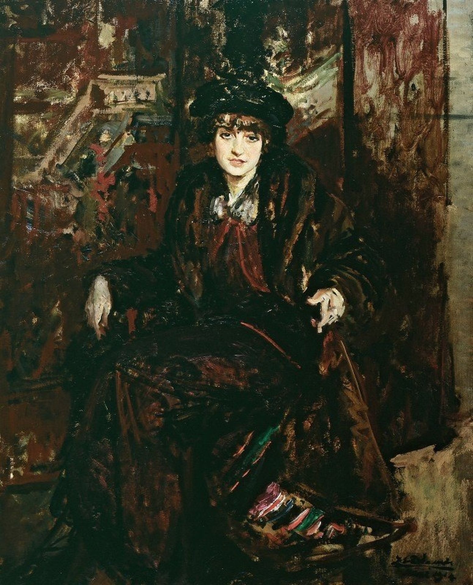 Portrait de Marguerite Decazes de Glucksbierg, princesse Jean de Broglie by Jacques-Émile Blanche