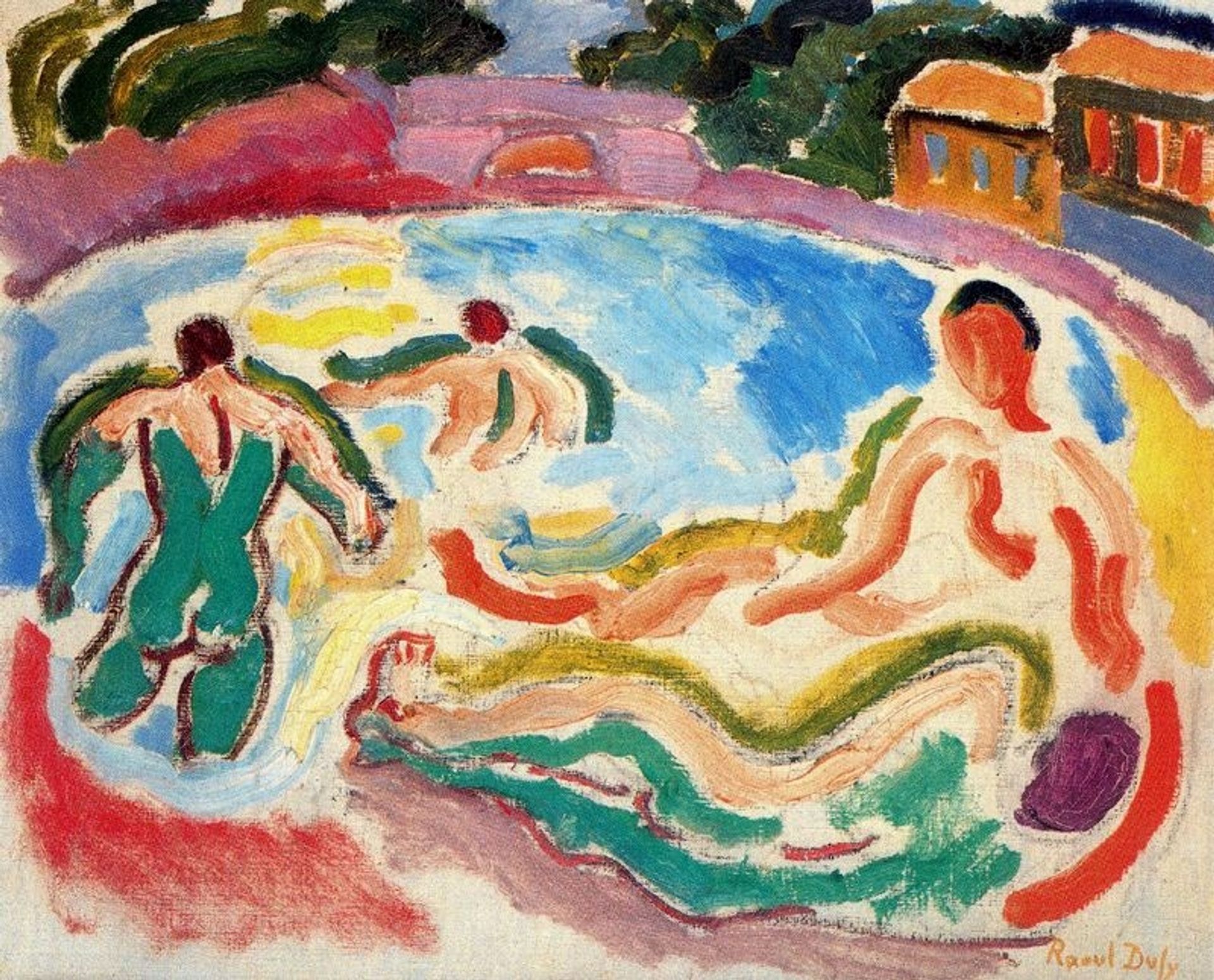 Bathers by Raoul Dufy