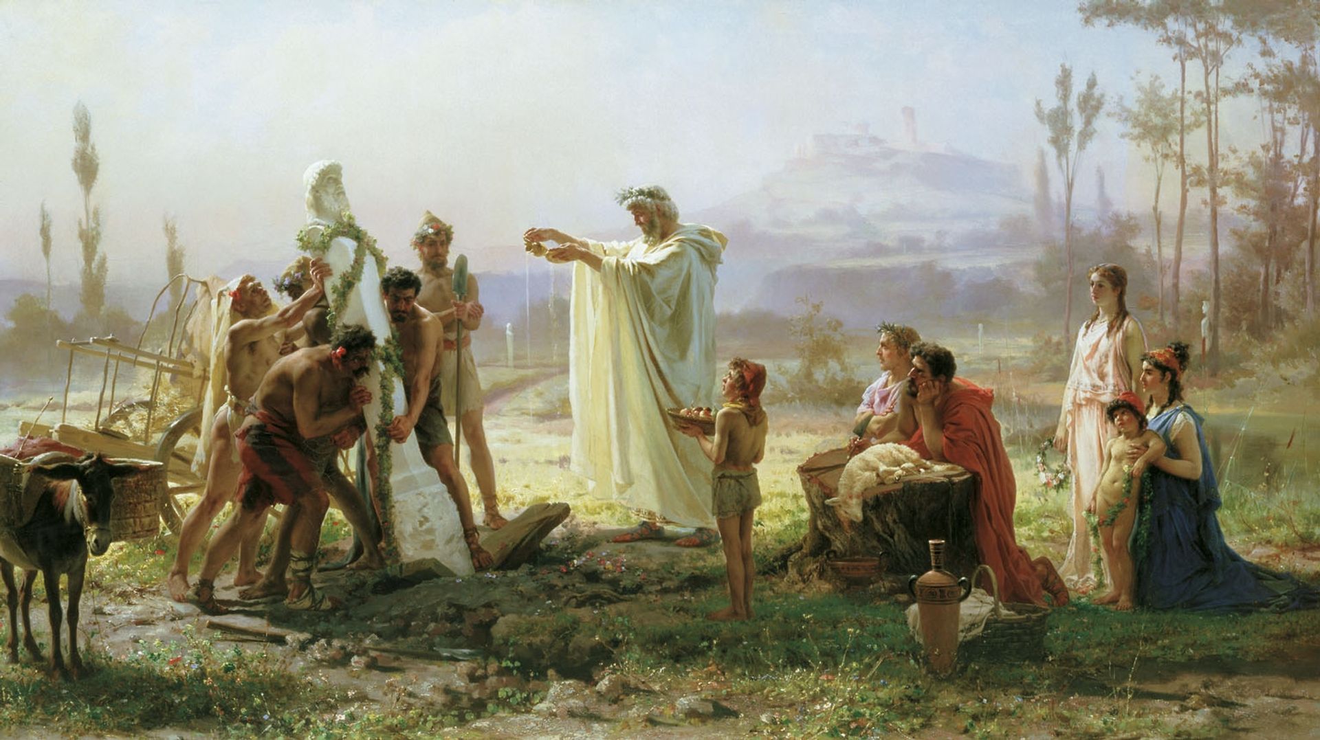 Consecration of the herm by Fyodor Bronnikov