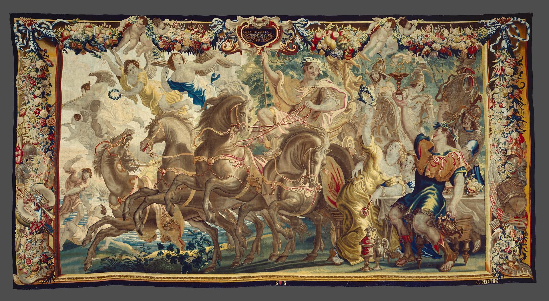 The Triumph of Caesar from The Story of Caesar and Cleopatra by Geraert Peemans