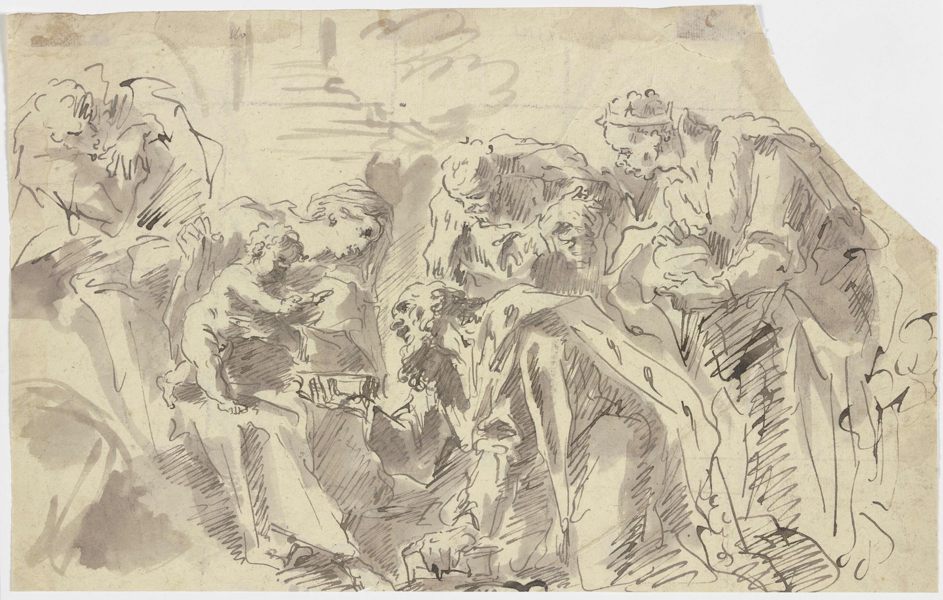 Adoration of the kings by Gaspare Diziani